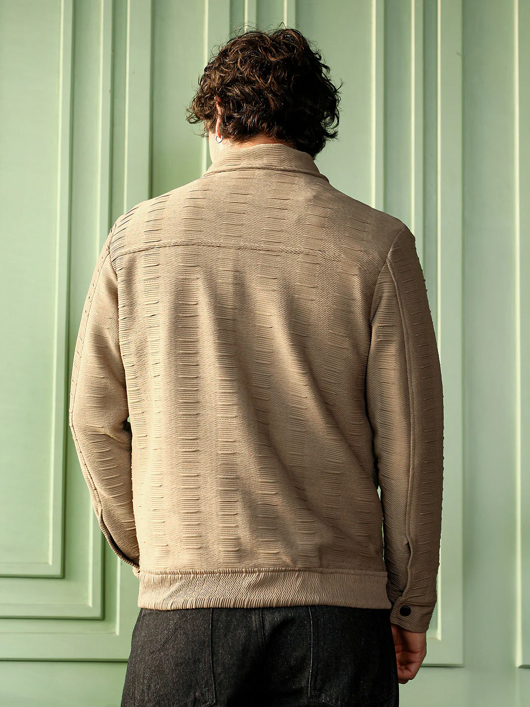 Ruche-Tactile Panelled Jacket - Image 4