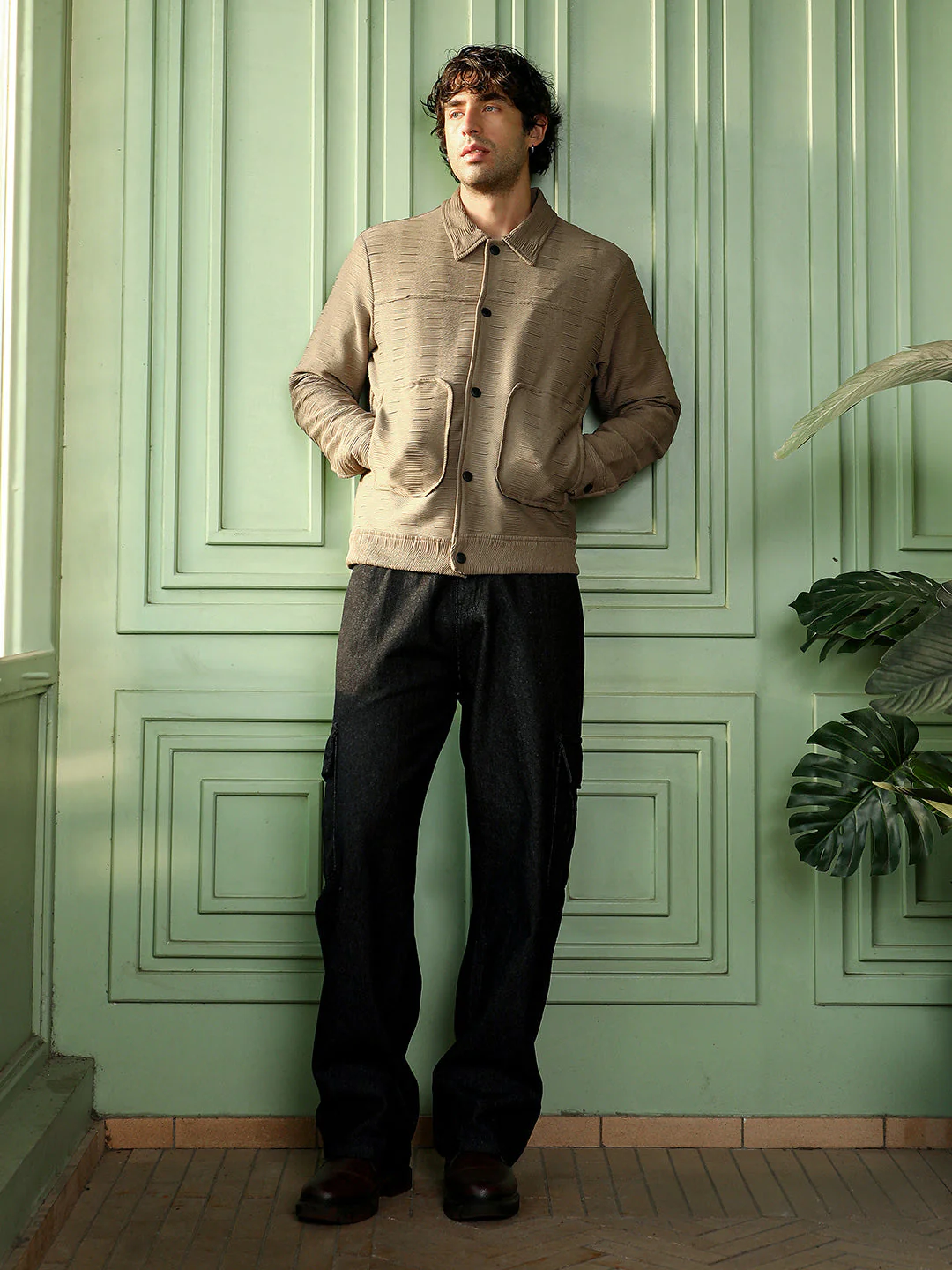 Ruche-Tactile Panelled Jacket - Image 5