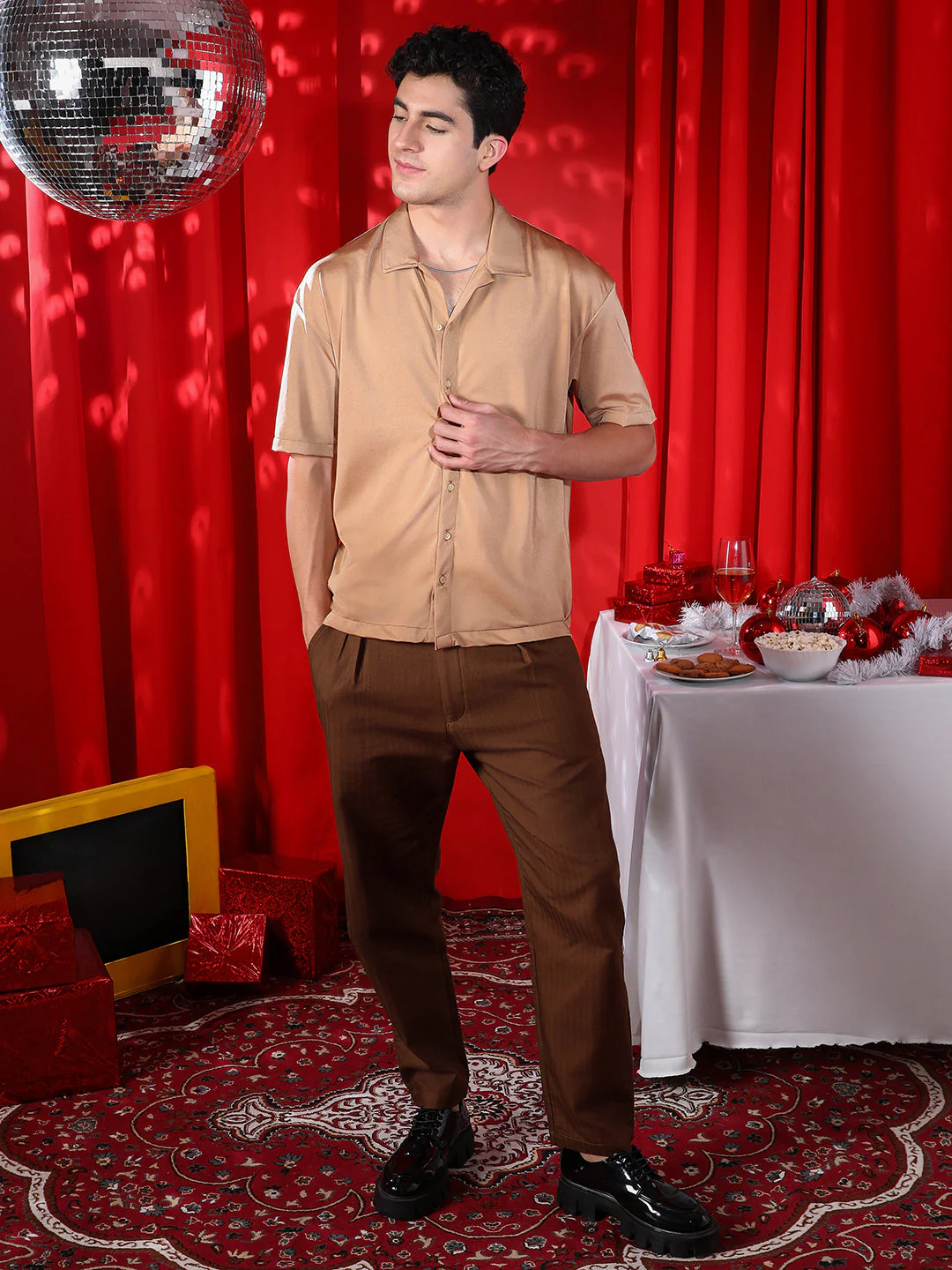 Satin Oversized Shirt - Image 5