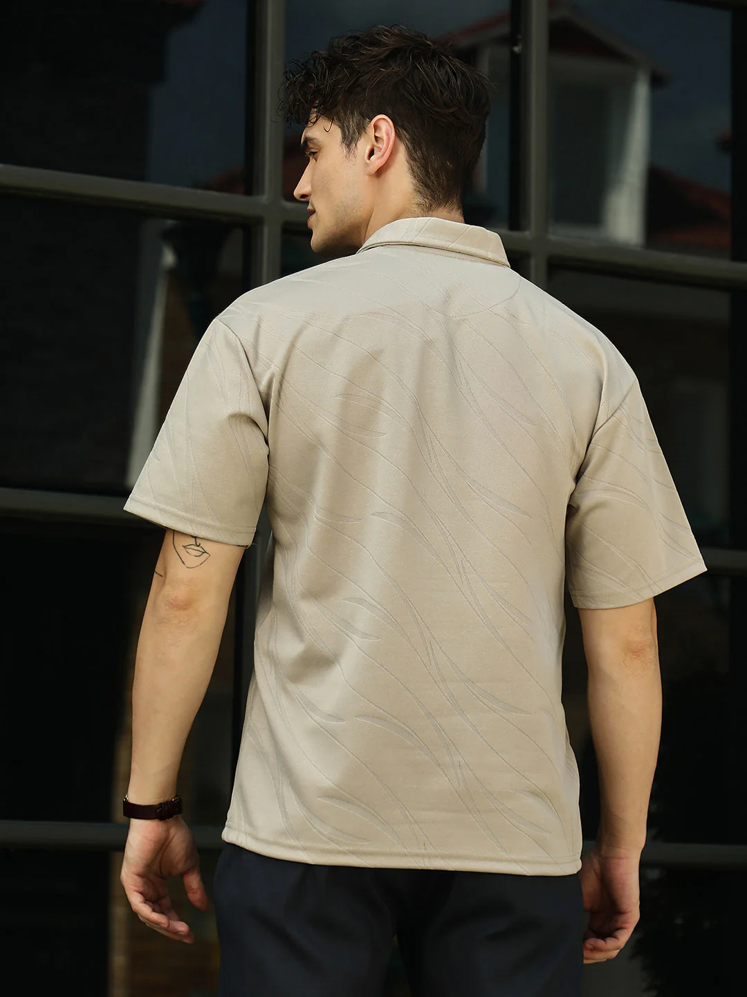 Scratch-Tactile Polo T-Shirt - Image 4