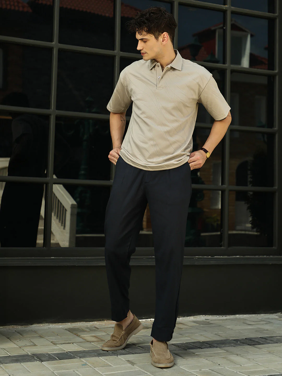 Scratch-Tactile Polo T-Shirt - Image 5