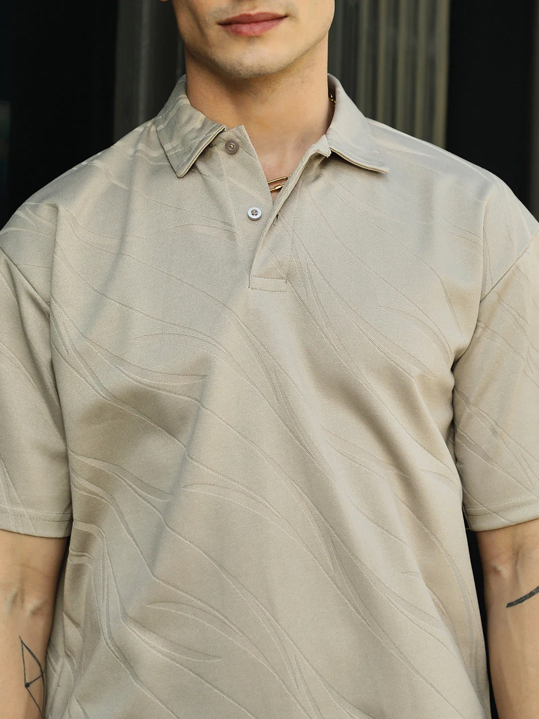 Scratch-Tactile Polo T-Shirt - Image 7