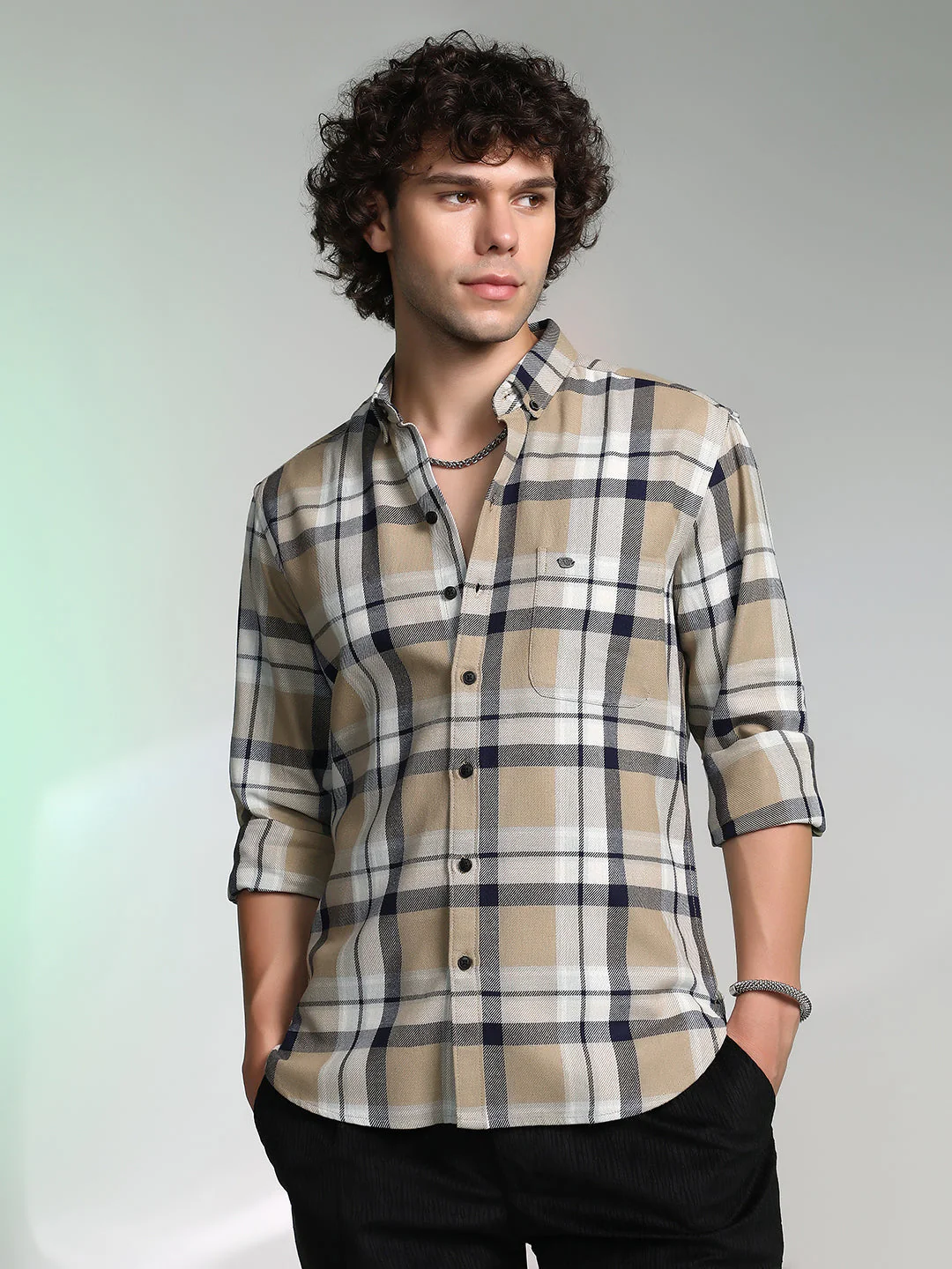 Shadow-Checkered Shirt - Image 2