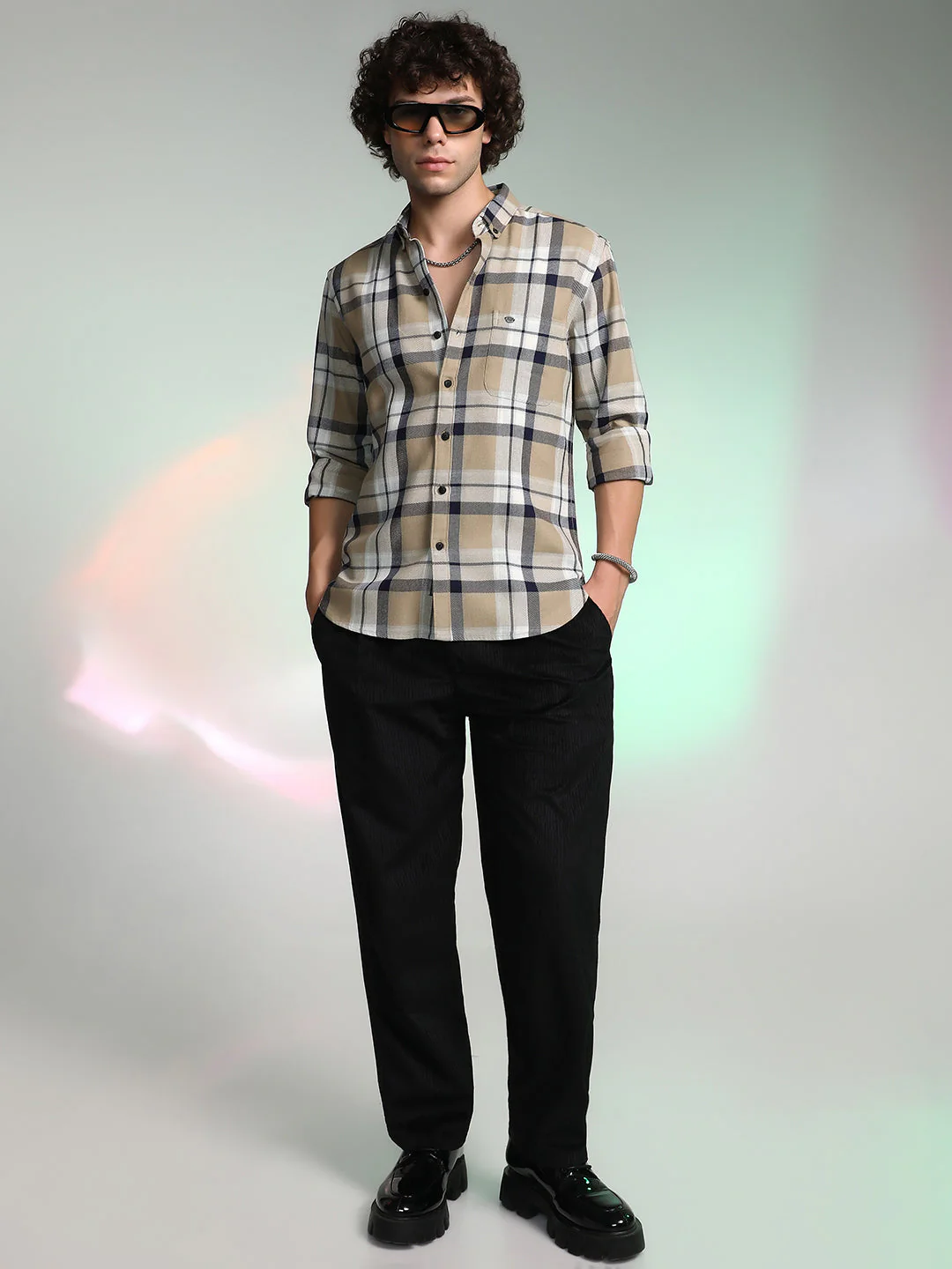 Shadow-Checkered Shirt - Image 6