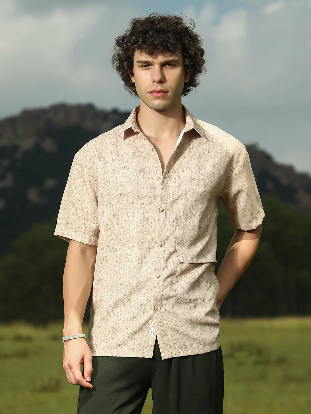 Speckled Oversized Shirt - Image 2