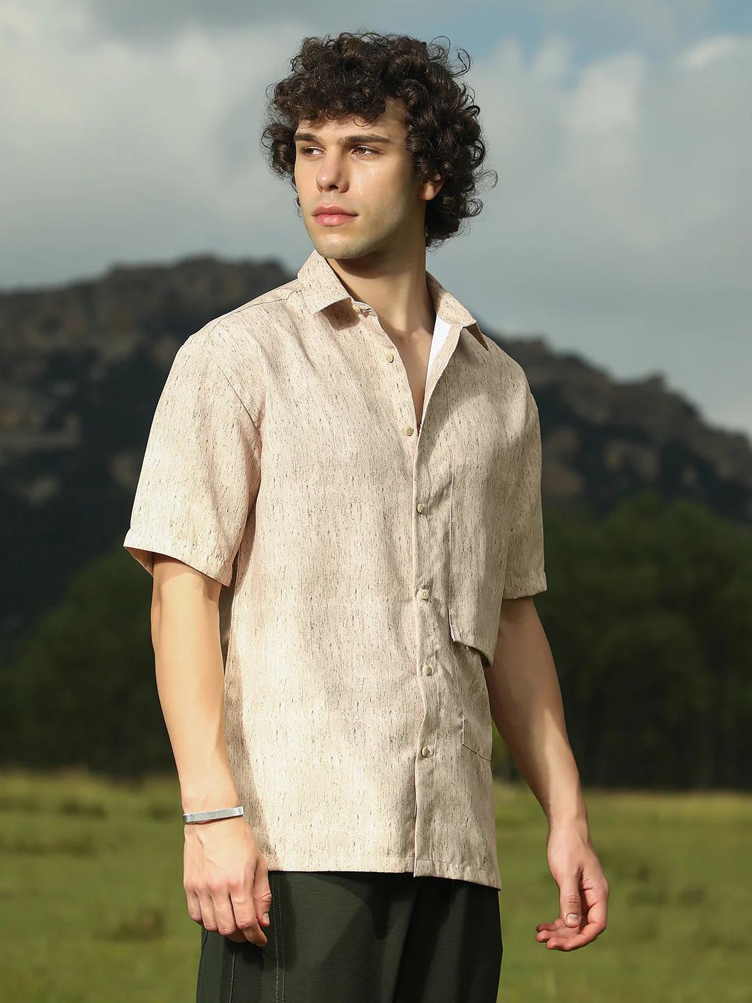 Speckled Oversized Shirt - Image 3