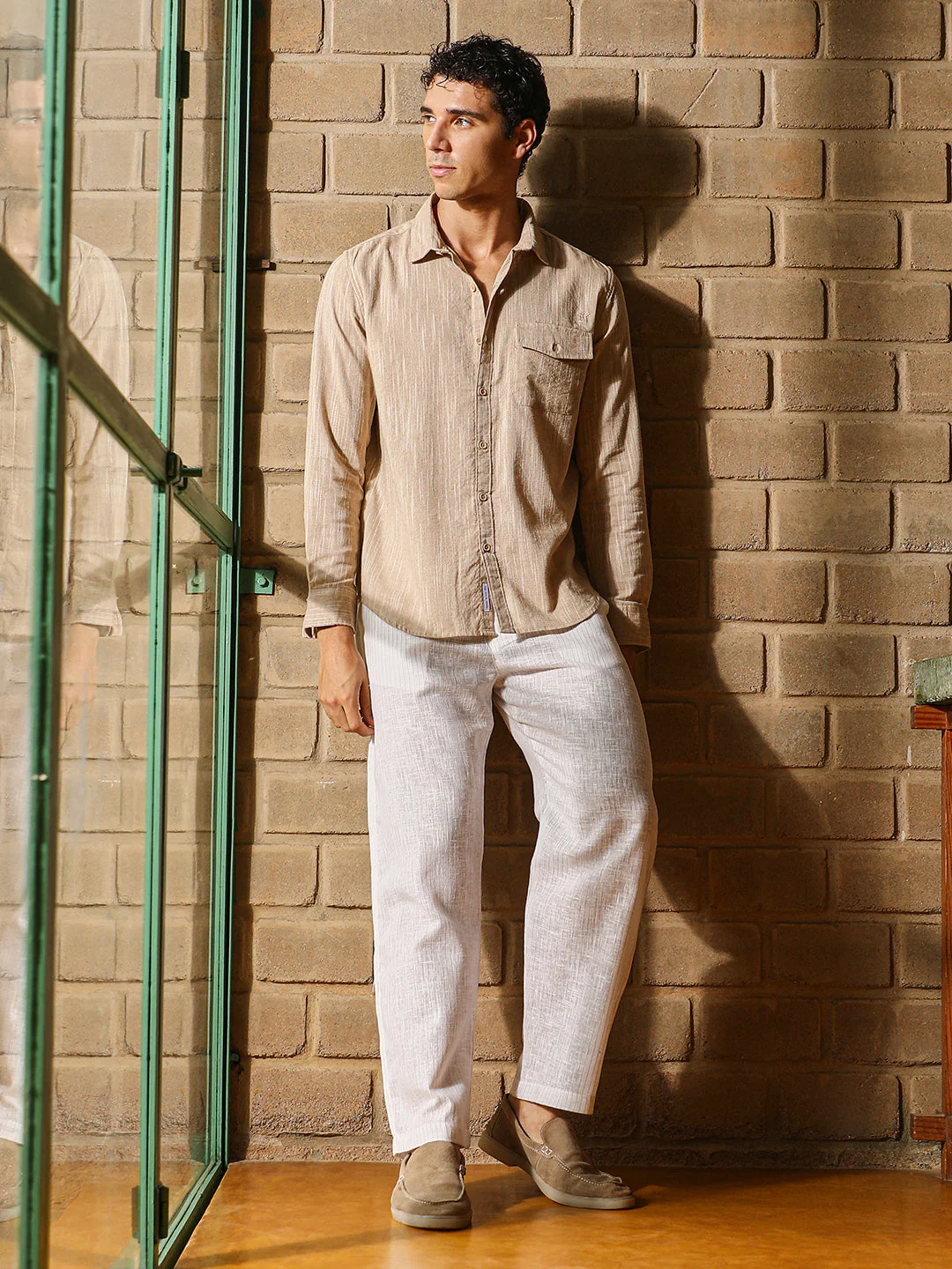 Thread-Jacquard Shirt - Image 5