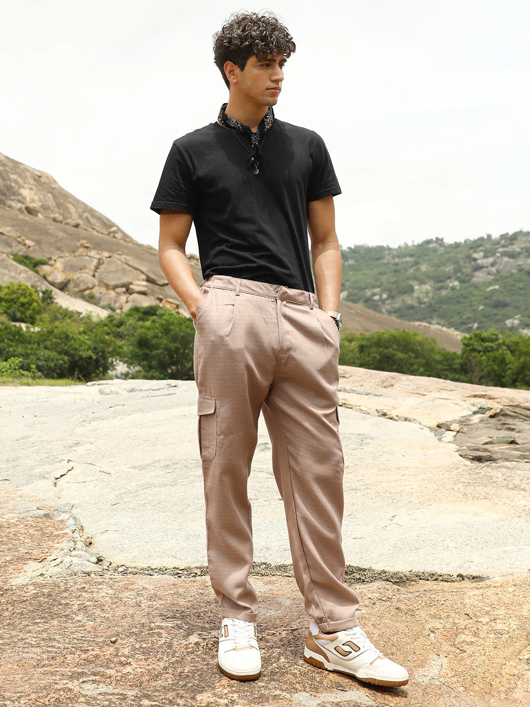 Lightweight - Utility Relaxed-Chino Trousers - Image 6