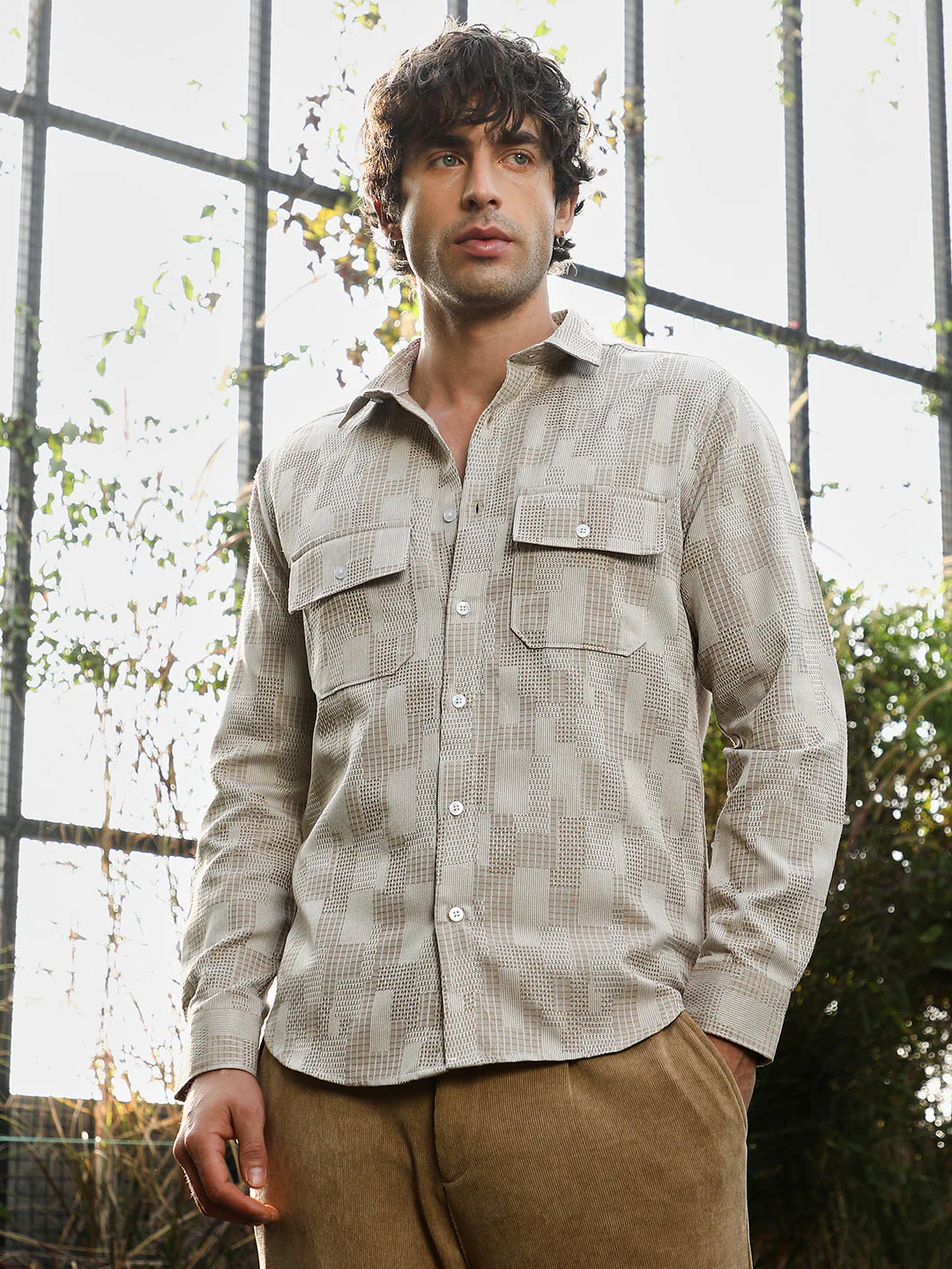Weave-Block Utility Shirt - Image 2