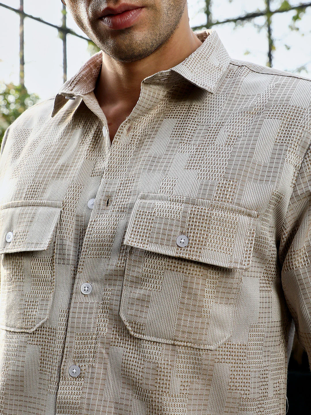 Weave-Block Utility Shirt - Image 7