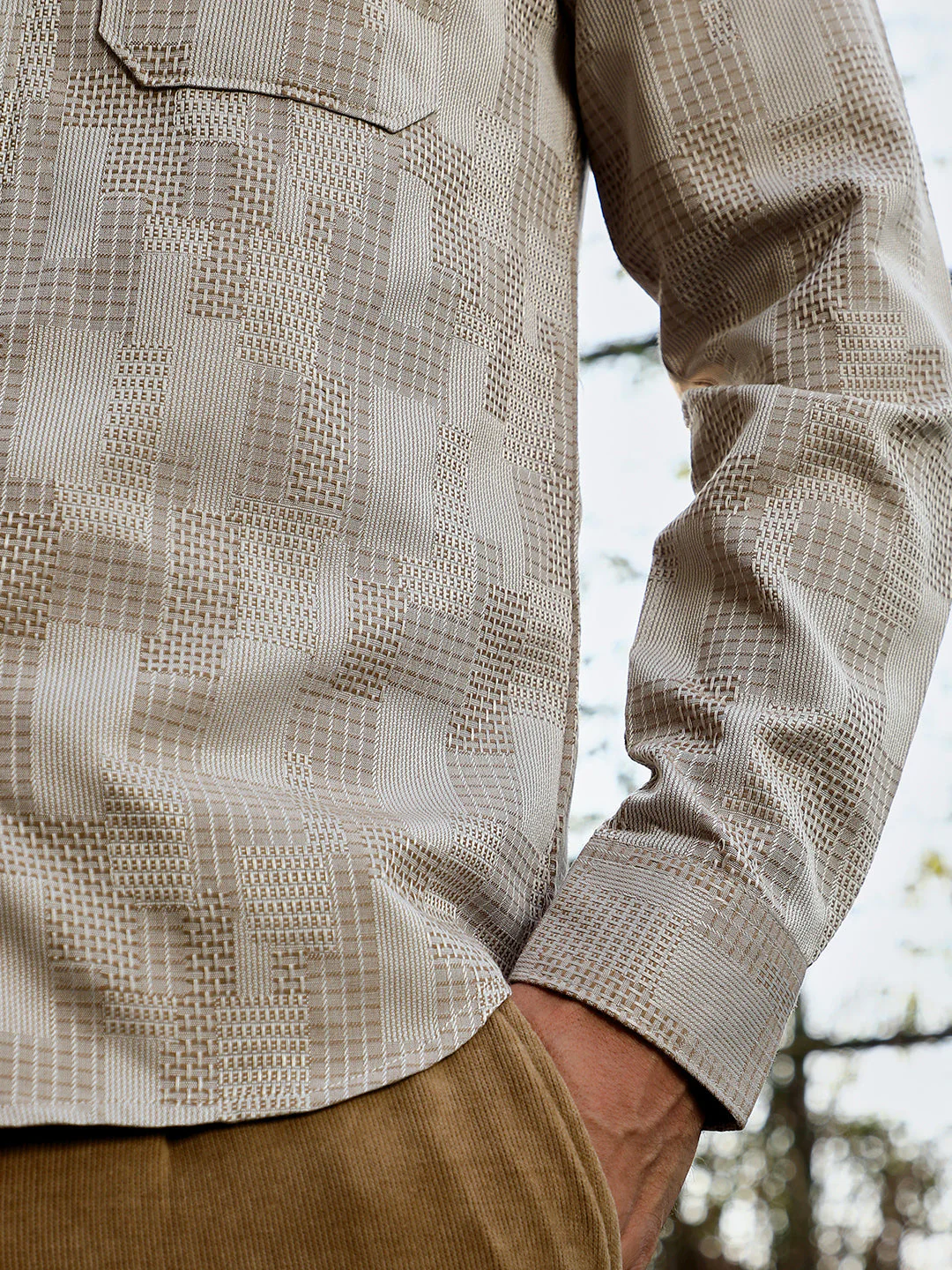 Weave-Block Utility Shirt - Image 8