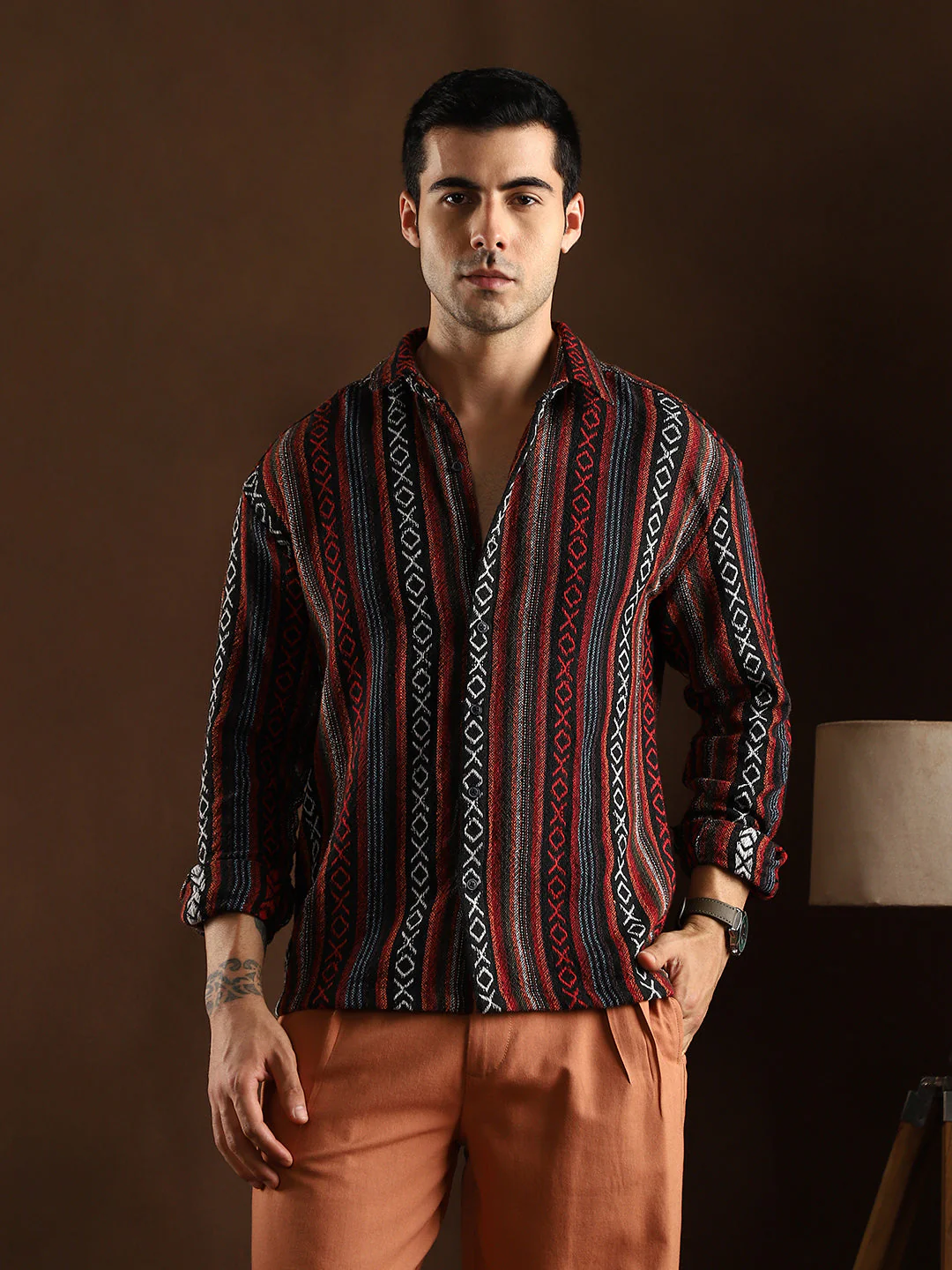 Folk-Weave Shirt - Image 2