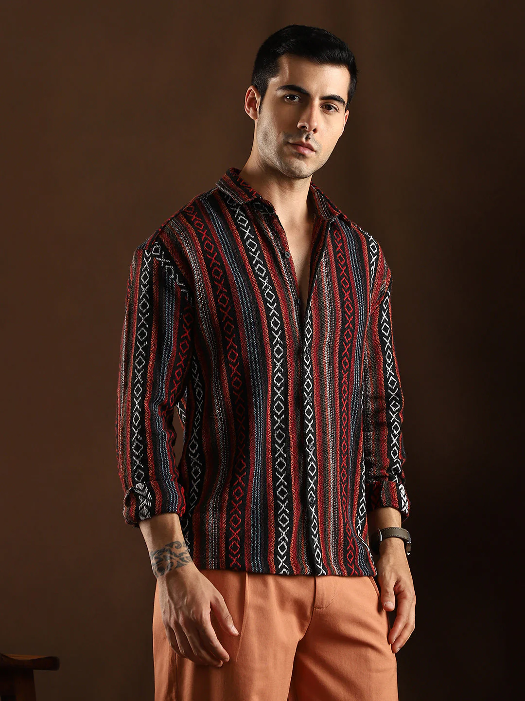 Folk-Weave Shirt - Image 3