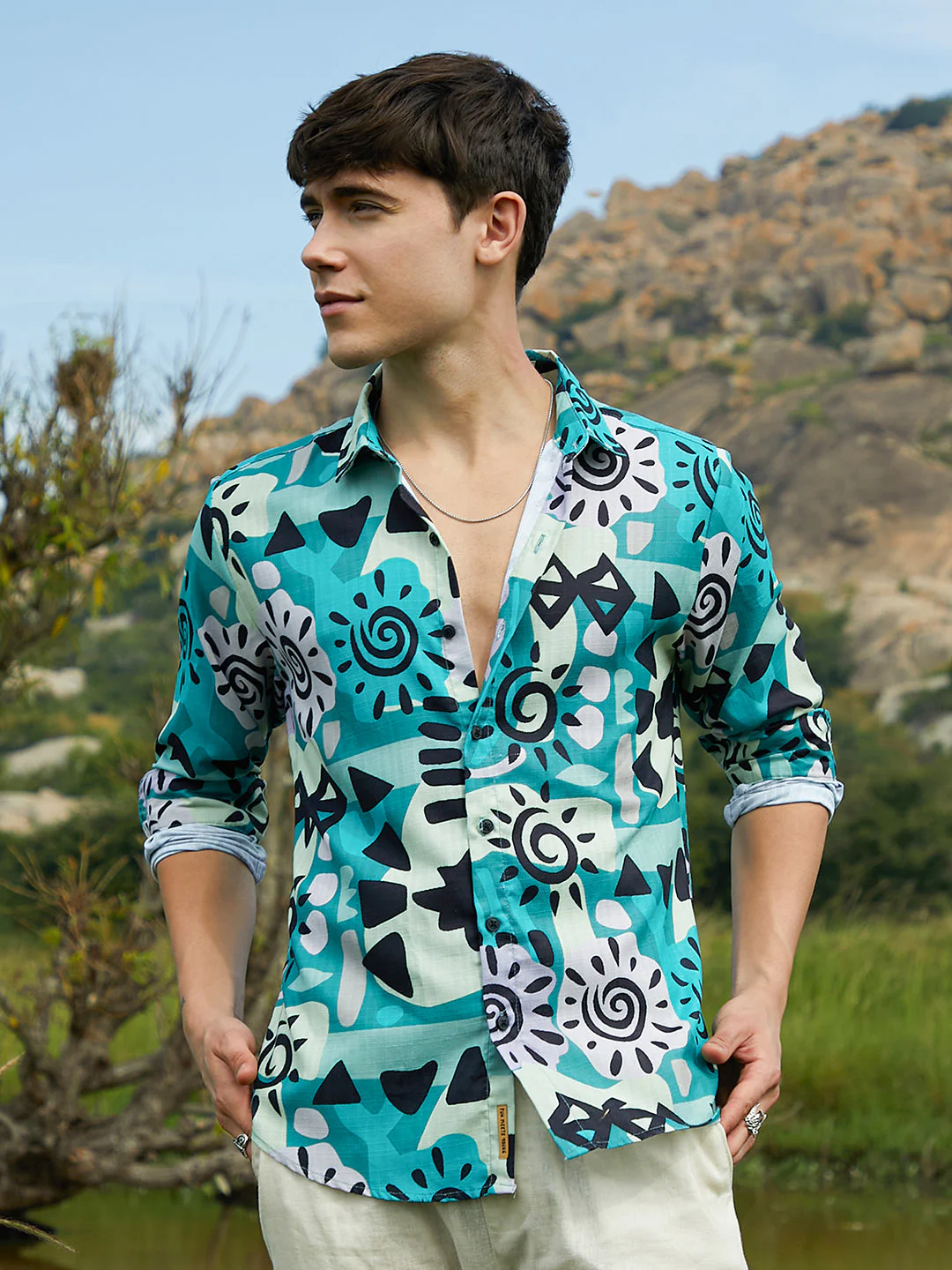 Abstract Imprint Shirt - Image 2