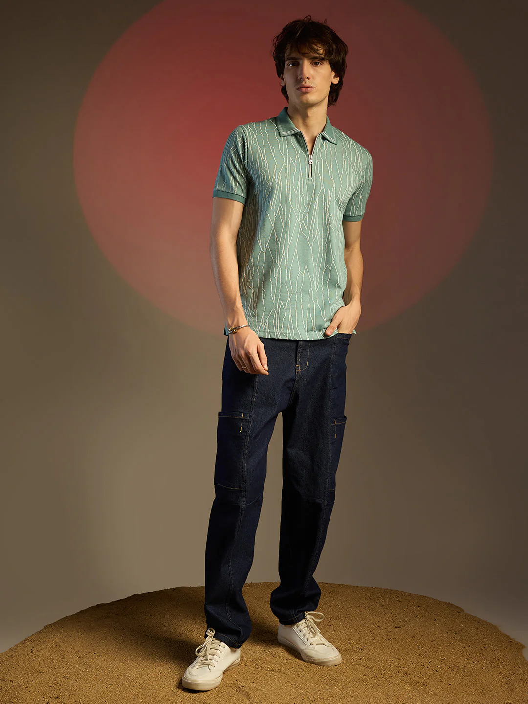 Crevice-Lined T-Shirt - Image 6