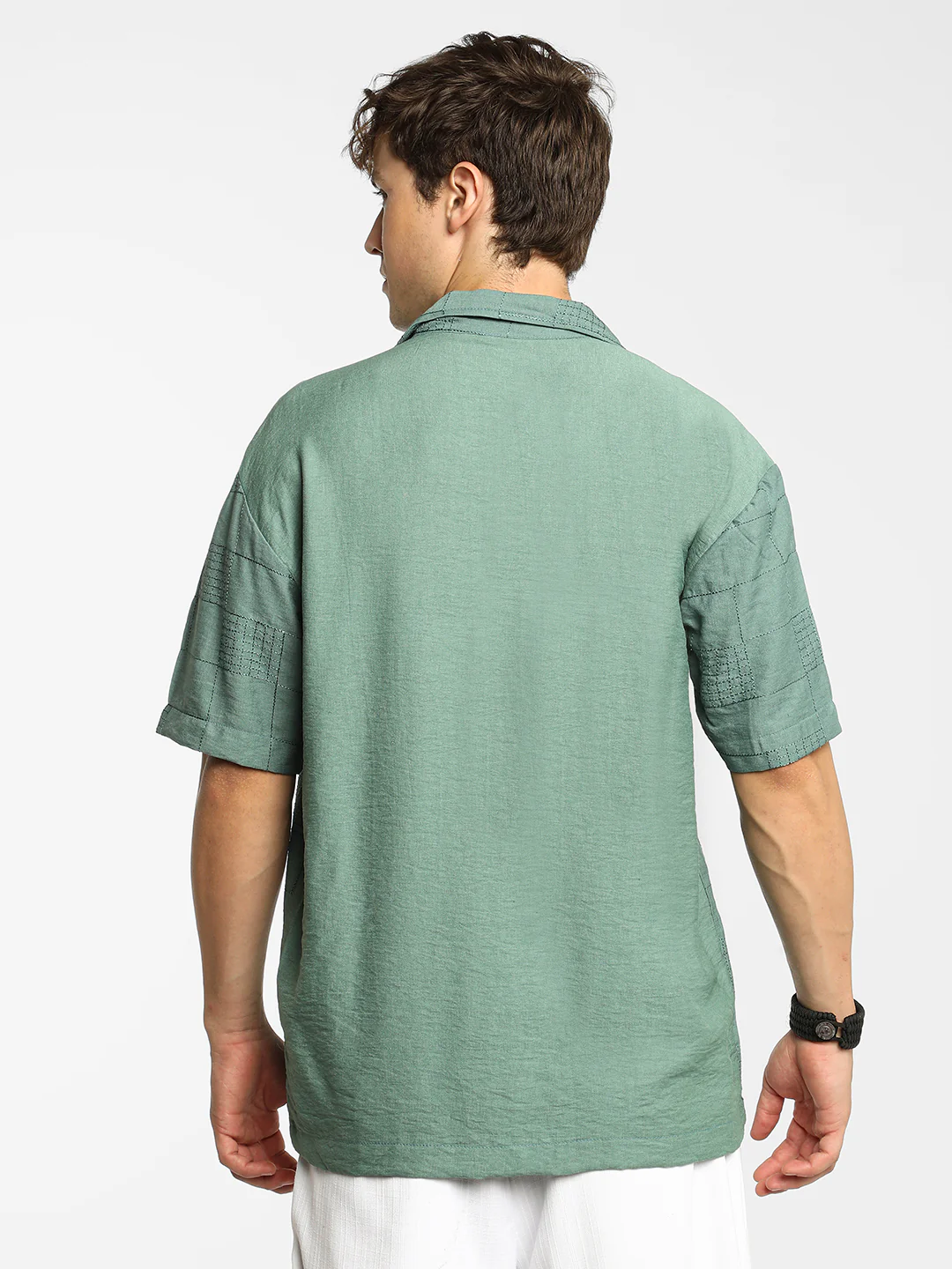 Graph-Tactile Oversized Shirt - Image 11