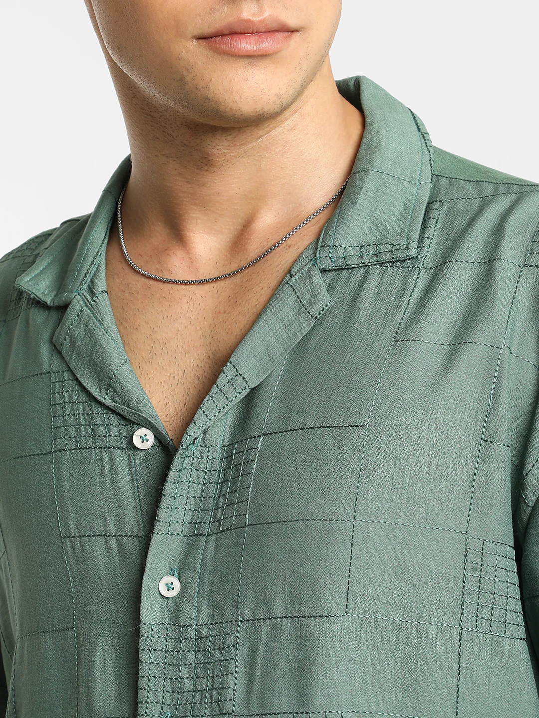 Graph-Tactile Oversized Shirt - Image 14