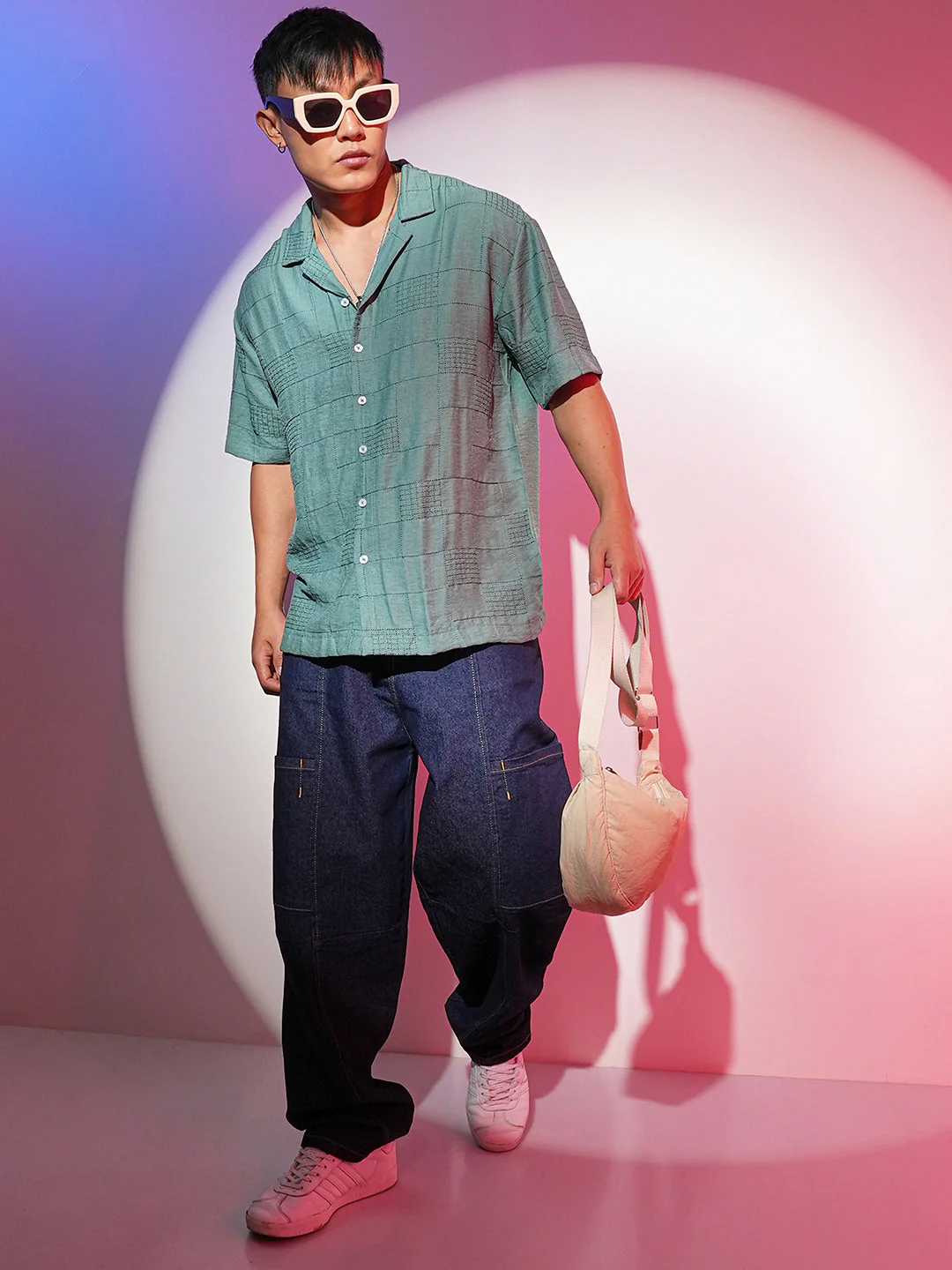 Graph-Tactile Oversized Shirt - Image 6