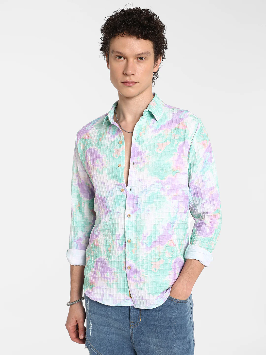 Splash Textured Shirt - Image 9