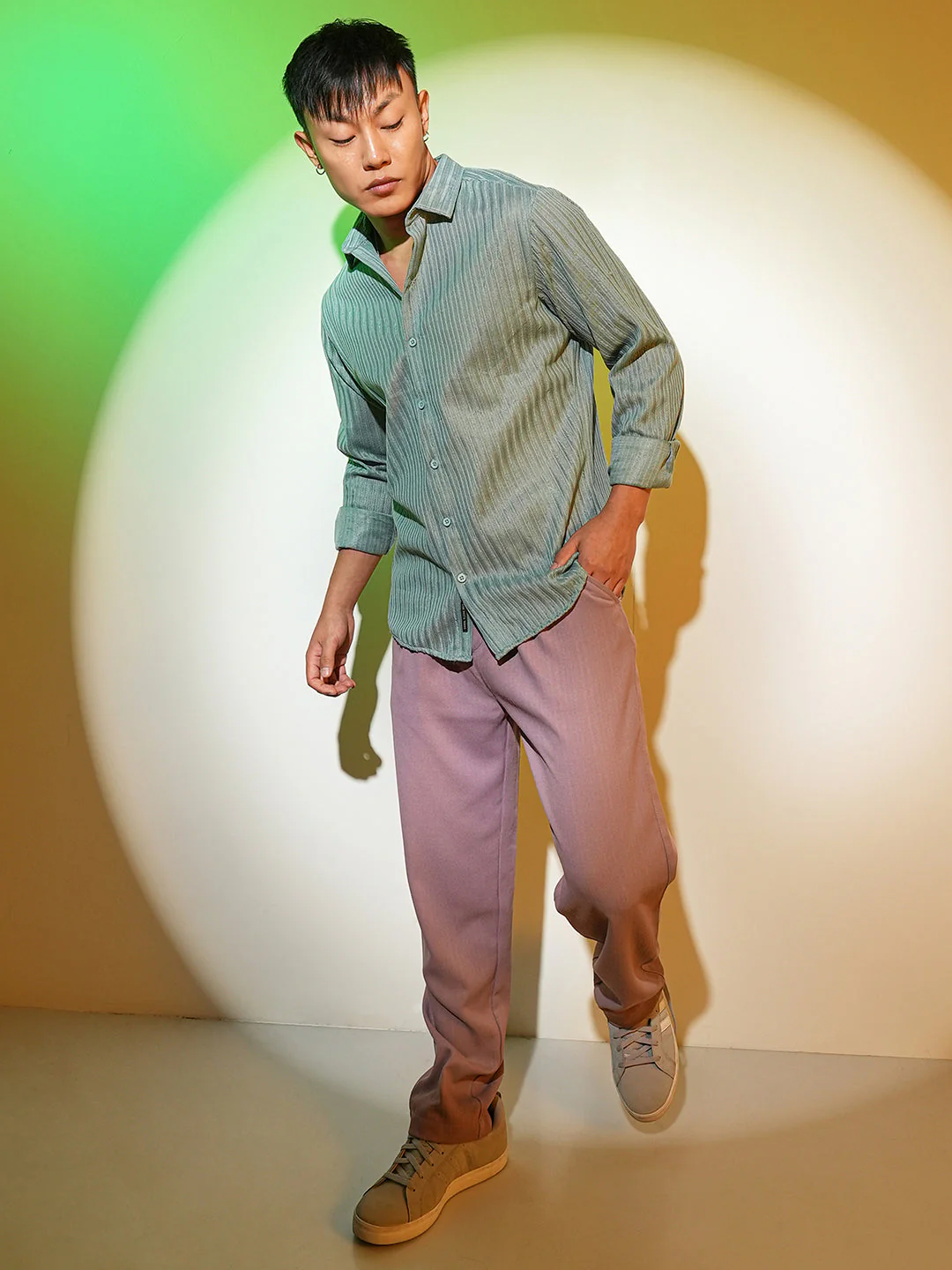 Ribbed-Striped Shirt - Image 5