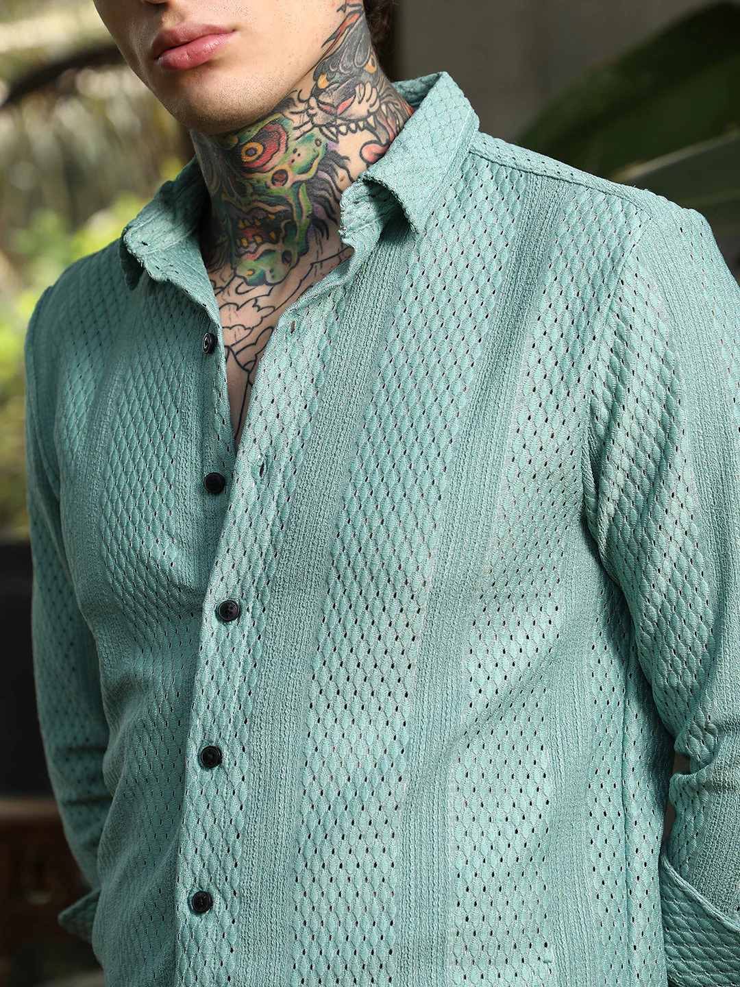 Marquise-Panel Tactile Shirt - Image 7