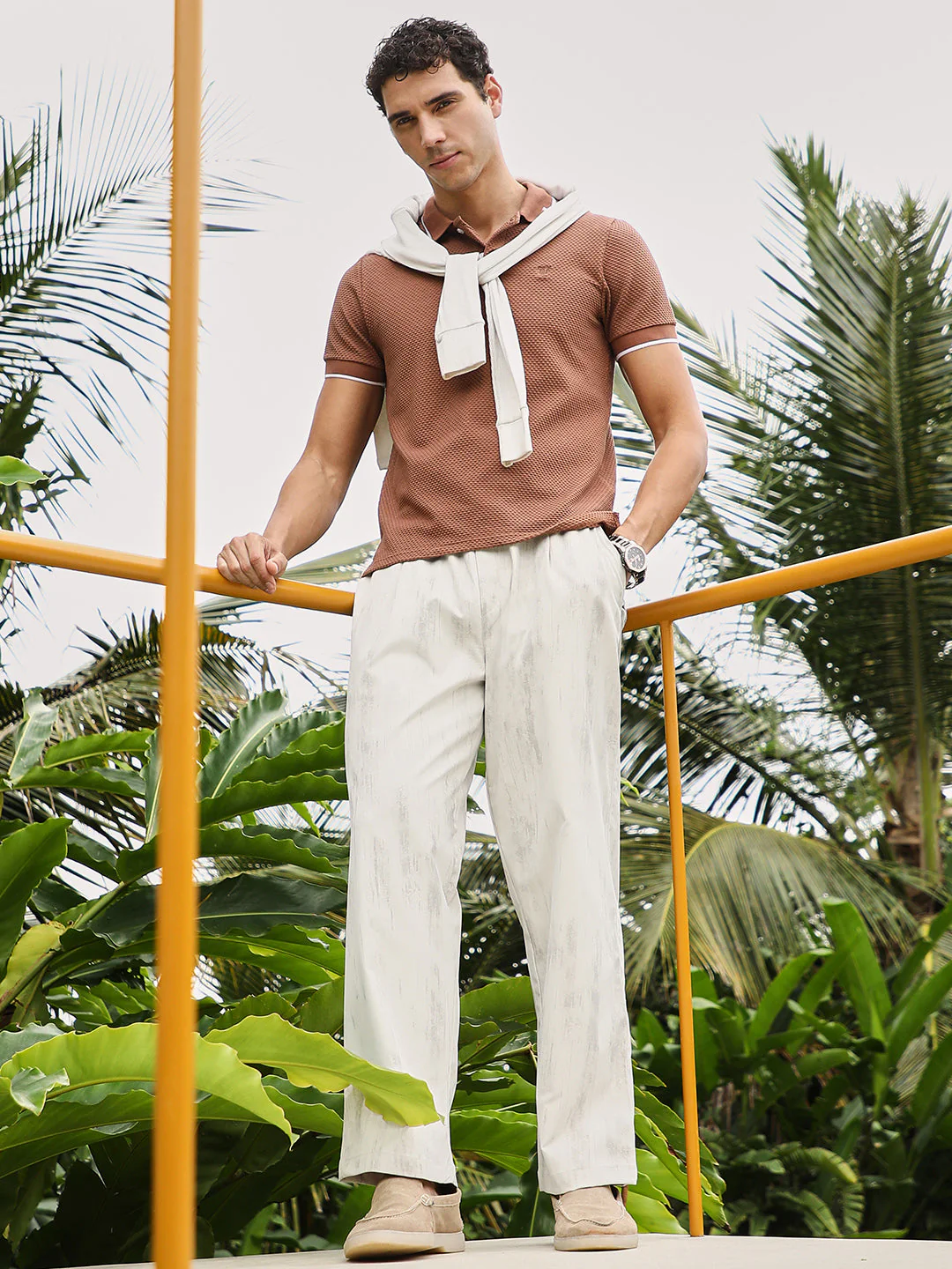 Dot-Tactile Polo T-Shirt - Image 6