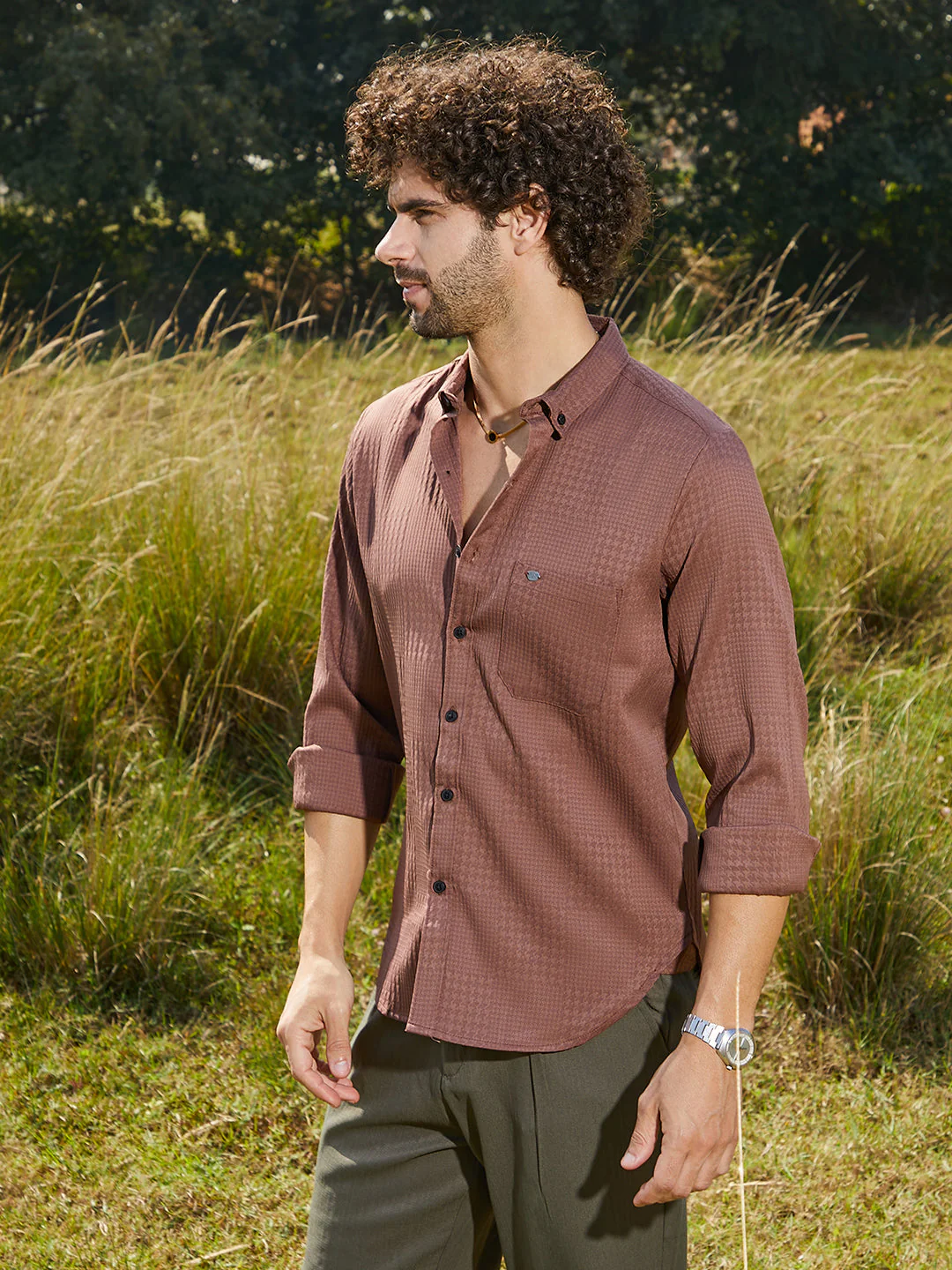 Houndstooth-Tactile Shirt - Image 3