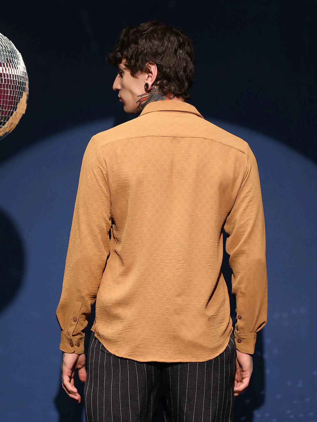 Rhombus-Texture Shirt - Image 4