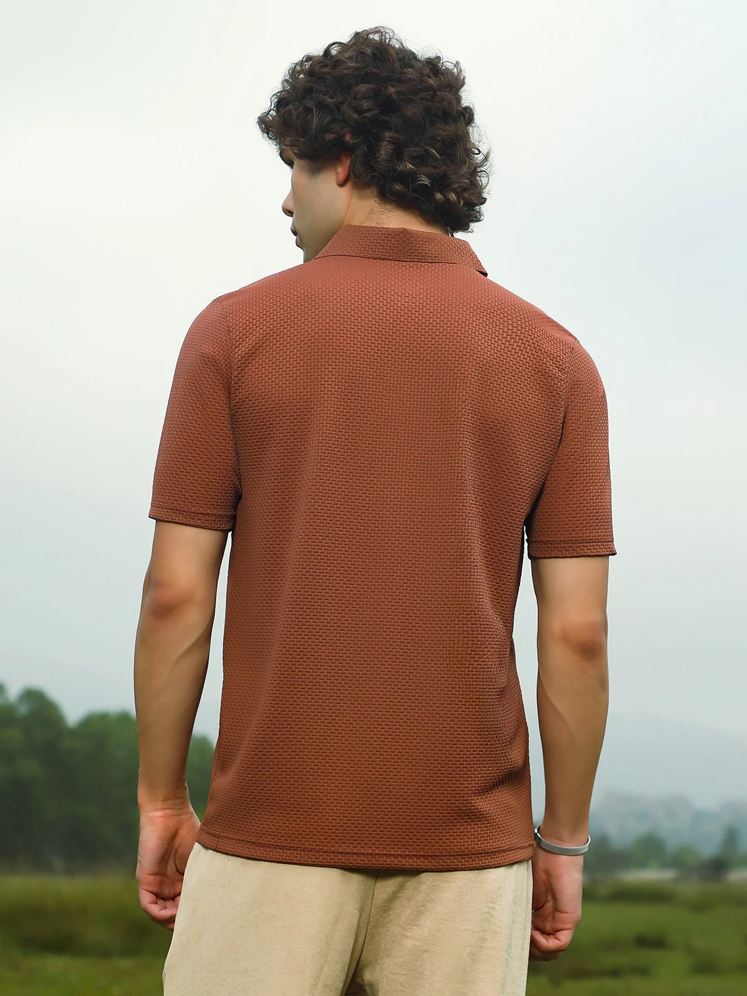 Warp-Tactile Polo T-Shirt - Image 4
