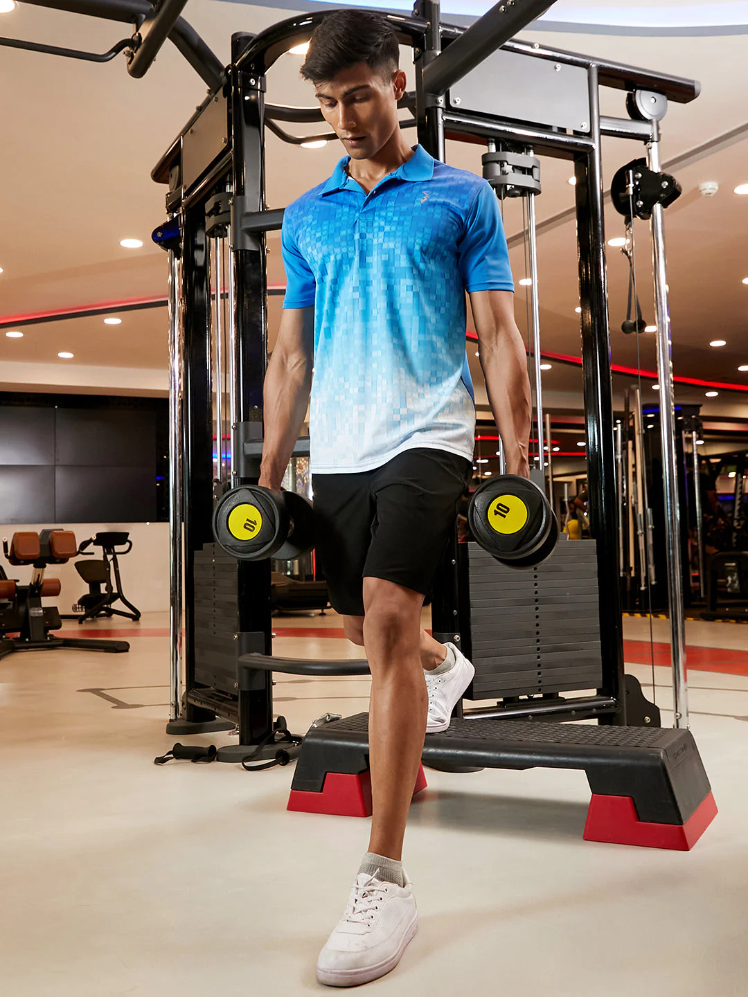 Ombre Polo Activewear T-Shirt - Image 6