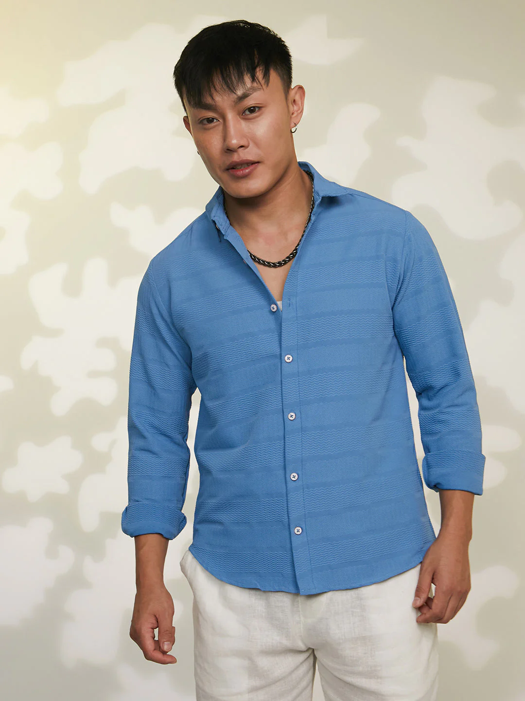 Chevron-Textured Shirt - Image 2