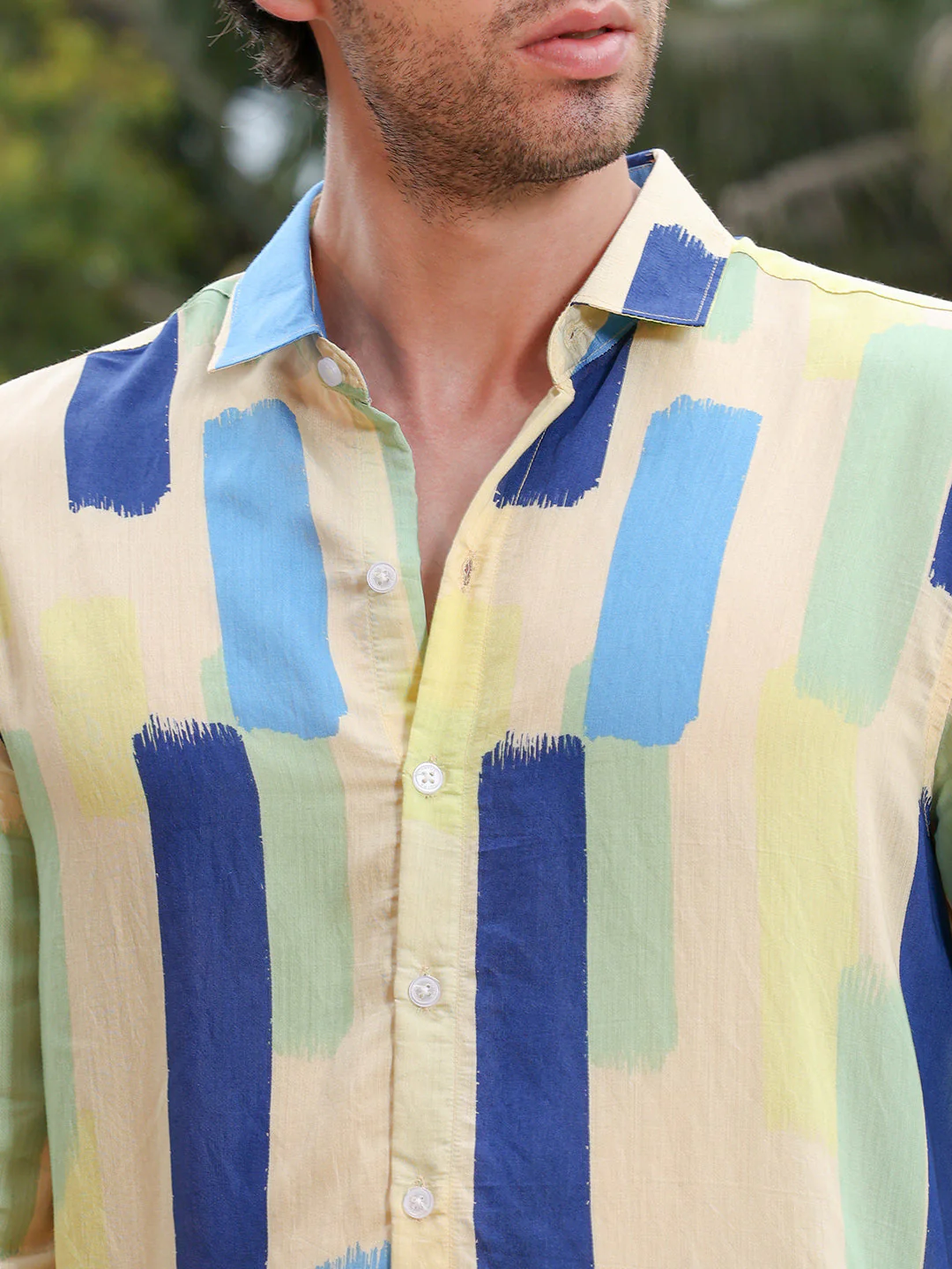 Pigment-Strokes Imprint Shirt - Image 7