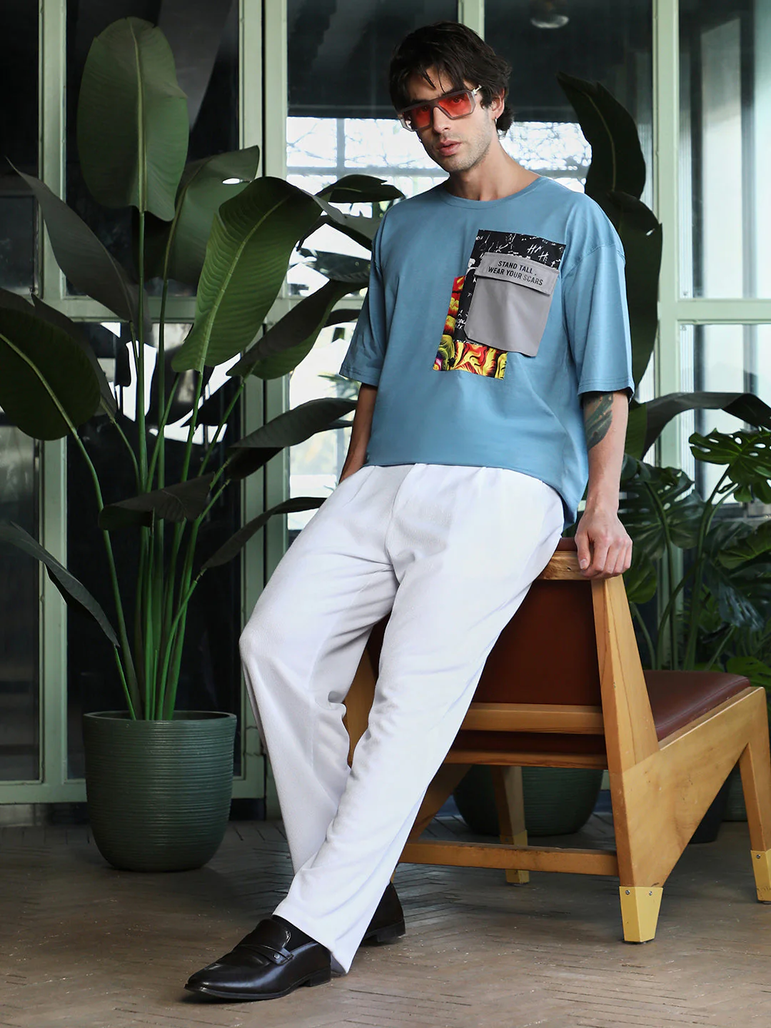 Escape-Ordinary Imprint Oversized T-Shirt - Image 6