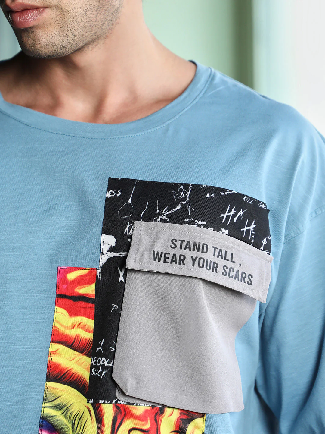 Escape-Ordinary Imprint Oversized T-Shirt - Image 8