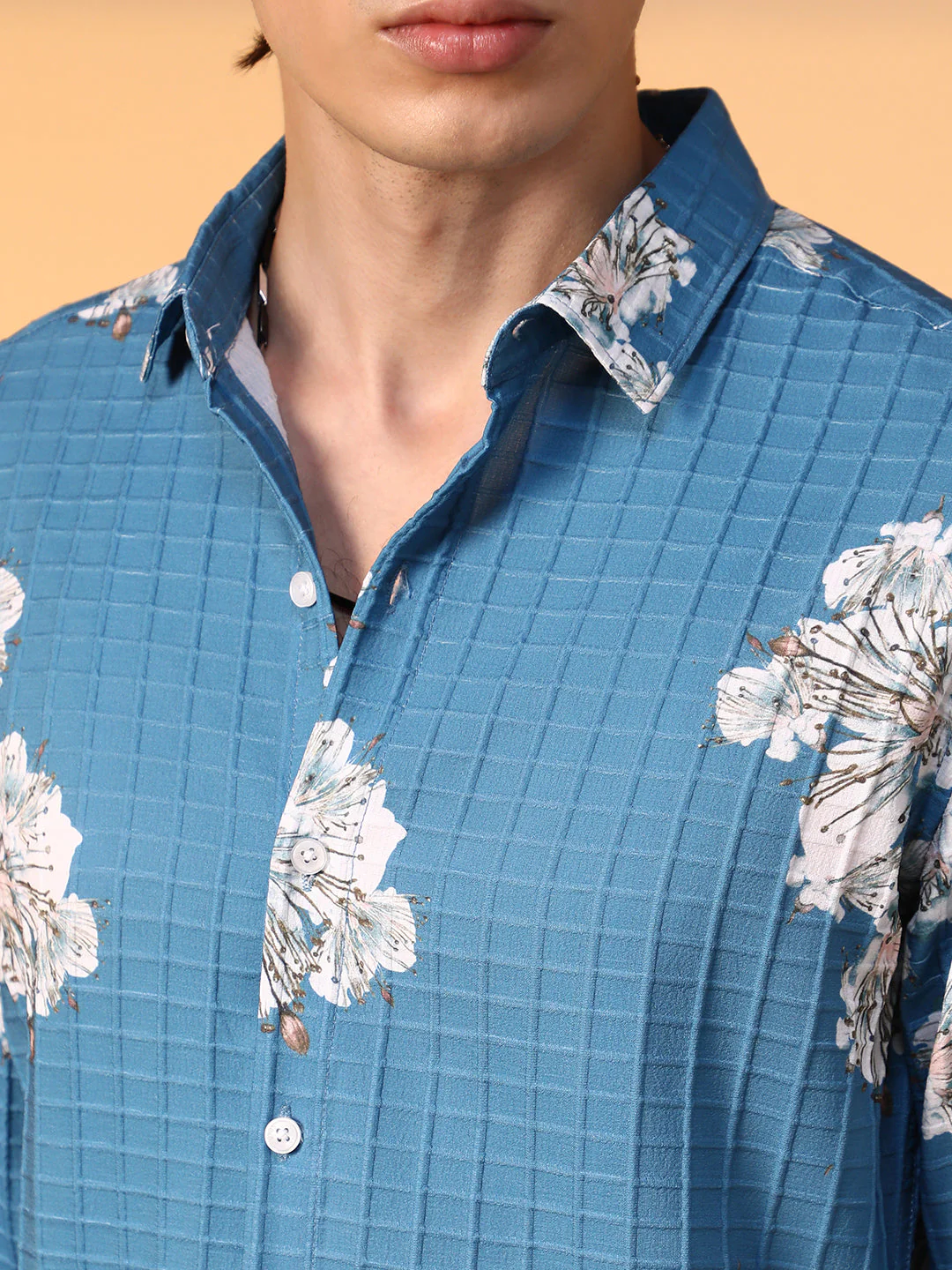 Hibiscus-Waffle Shirt - Image 7