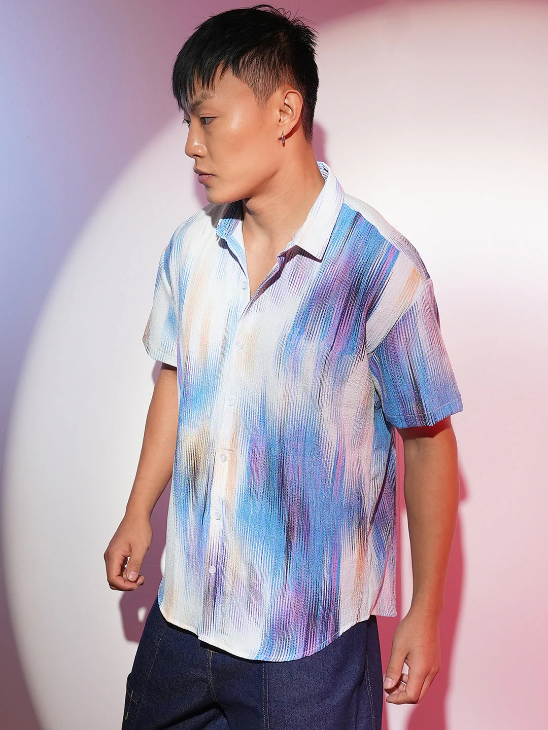 Strokes-Textured Shirt - Image 3