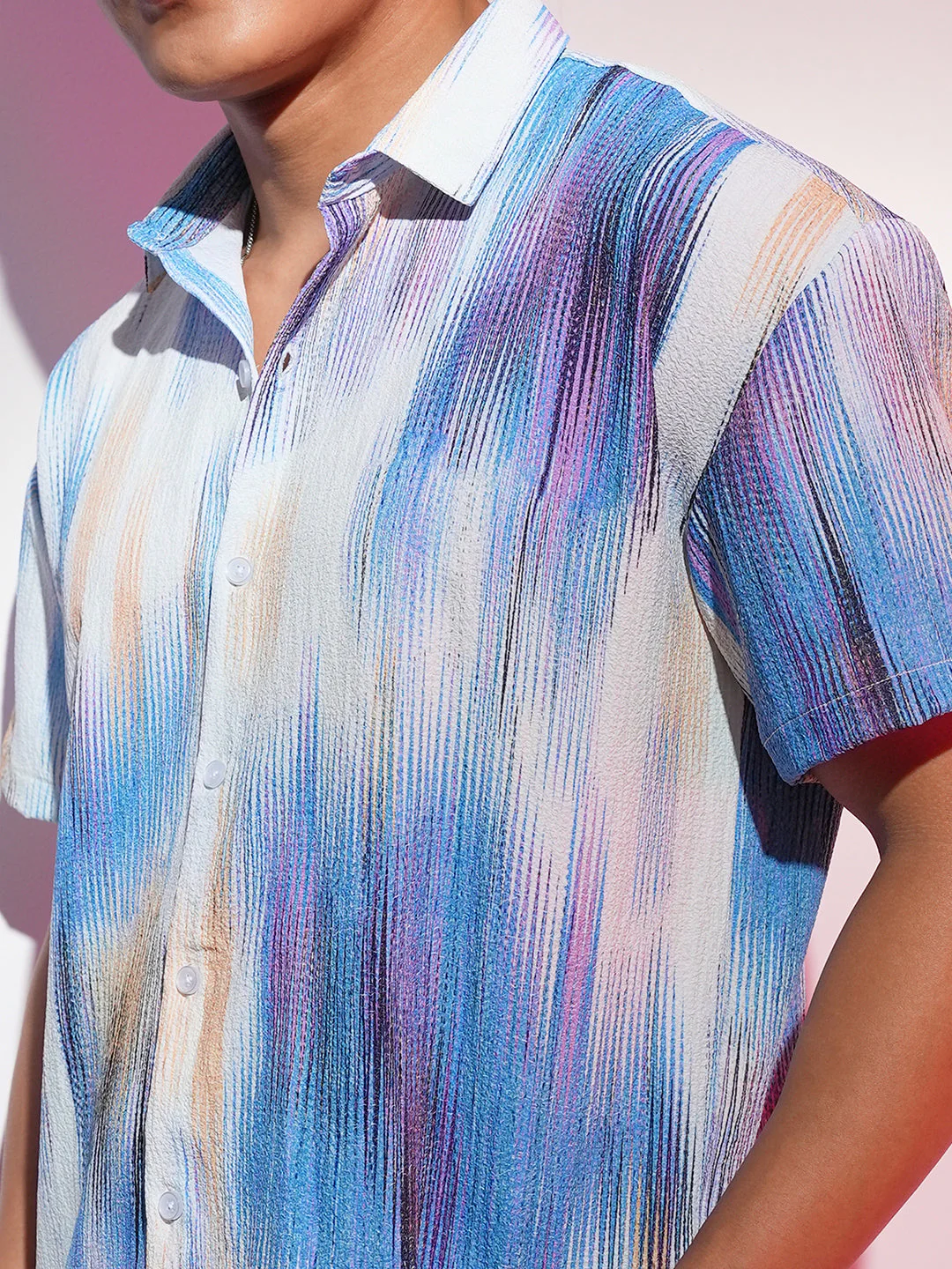 Strokes-Textured Shirt - Image 7