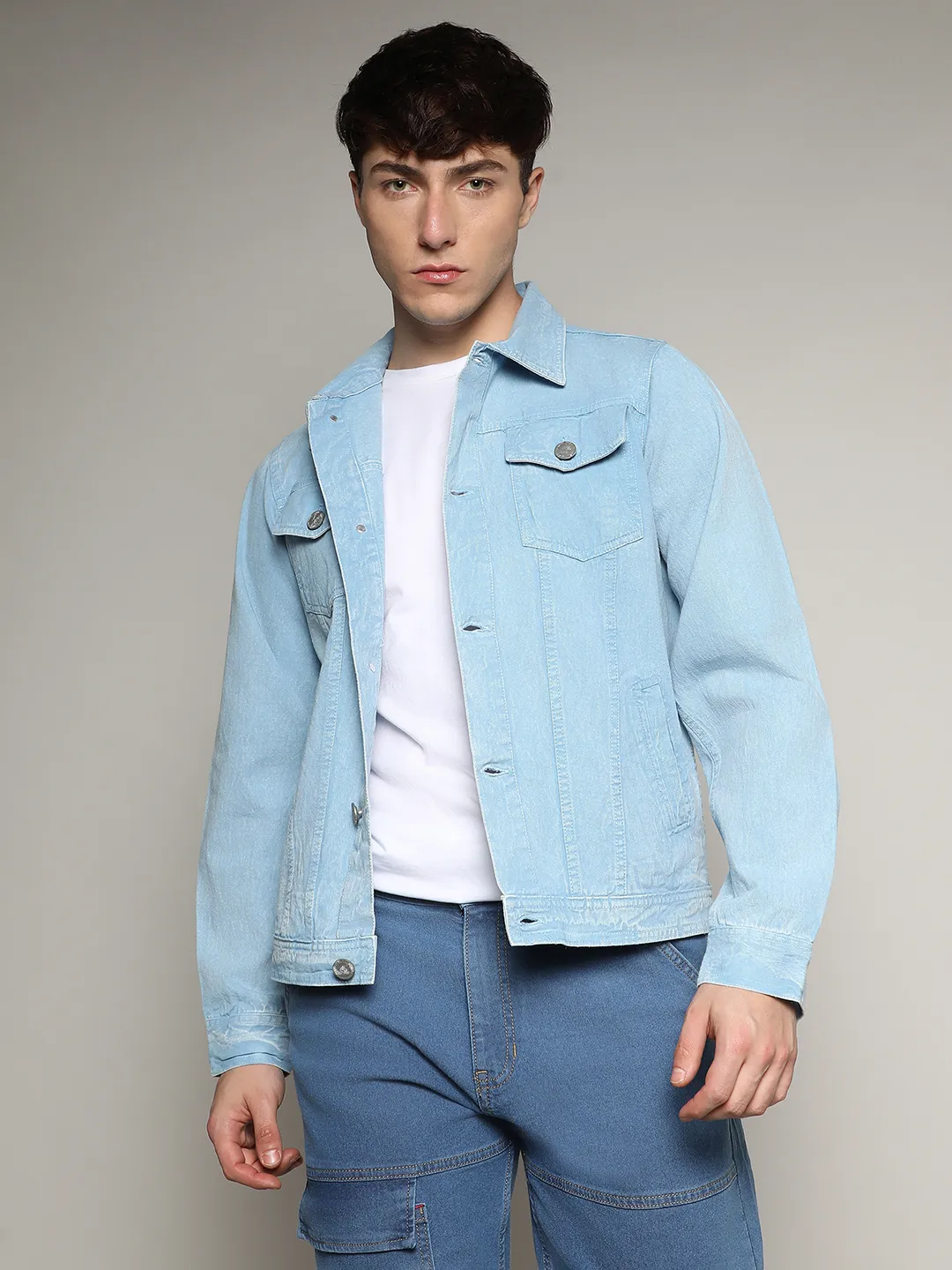 Light-Wash Denim Jacket - Image 2