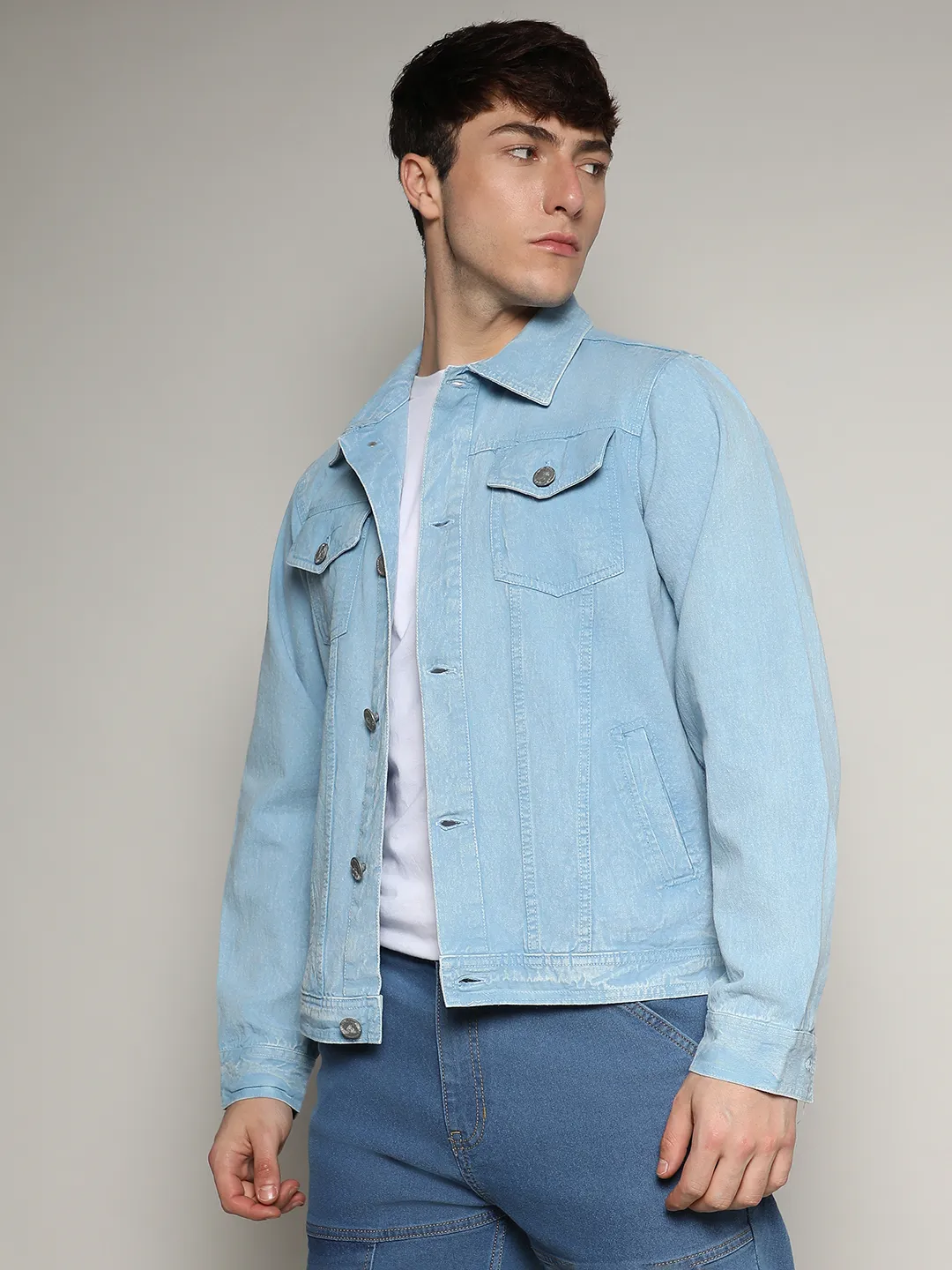 Light-Wash Denim Jacket - Image 3