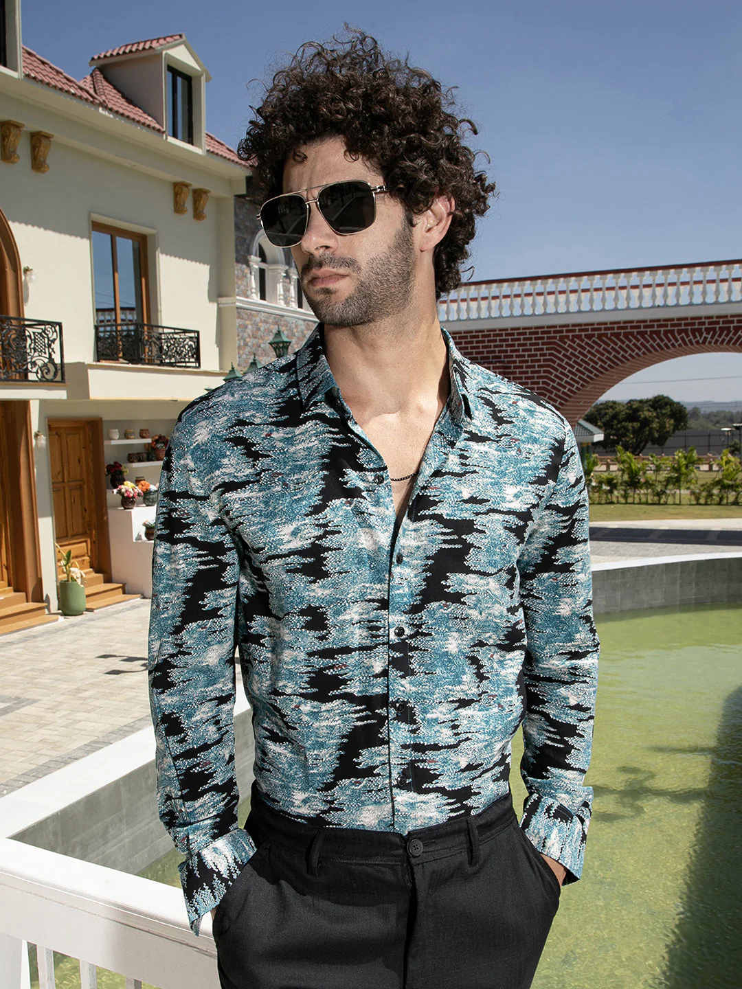 Contrast-Scuff Shirt - Image 2