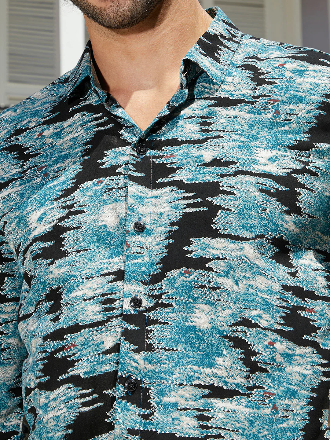 Contrast-Scuff Shirt - Image 7