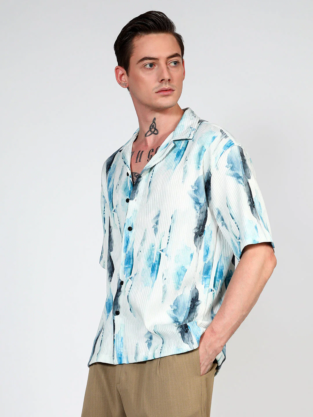 Oversized Water Strokes Shirt - Image 3