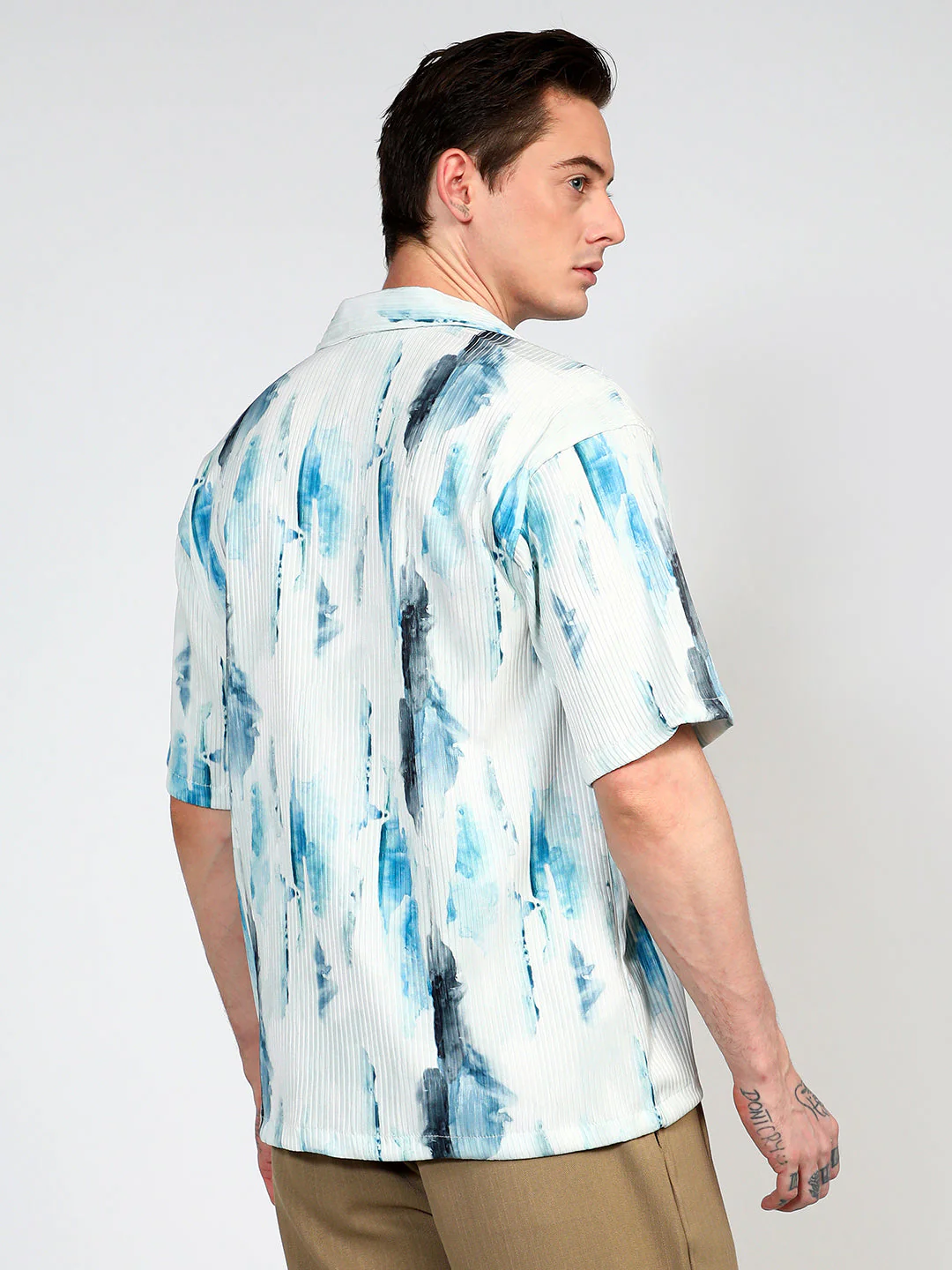 Oversized Water Strokes Shirt - Image 4