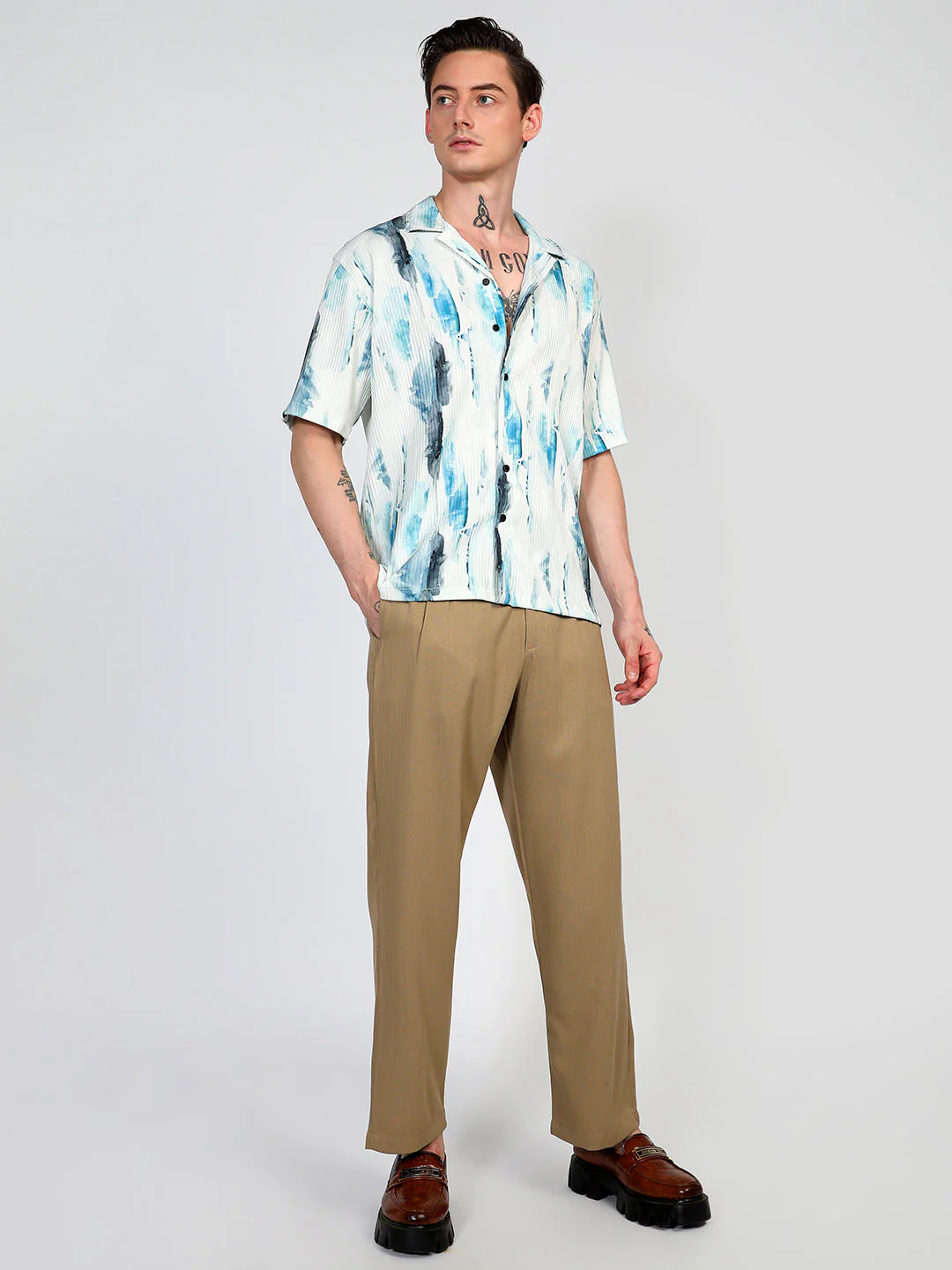 Oversized Water Strokes Shirt - Image 5