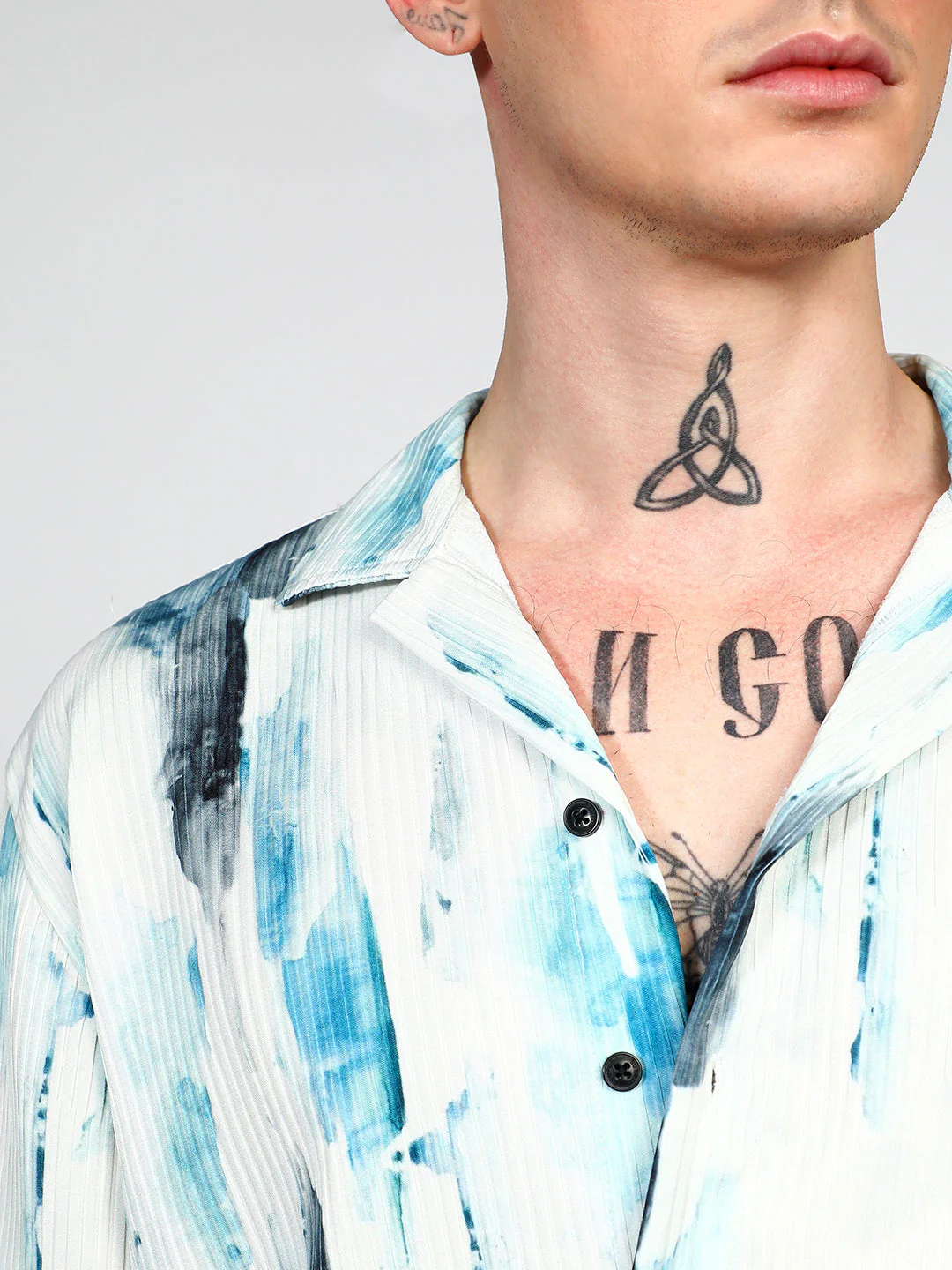 Oversized Water Strokes Shirt - Image 7