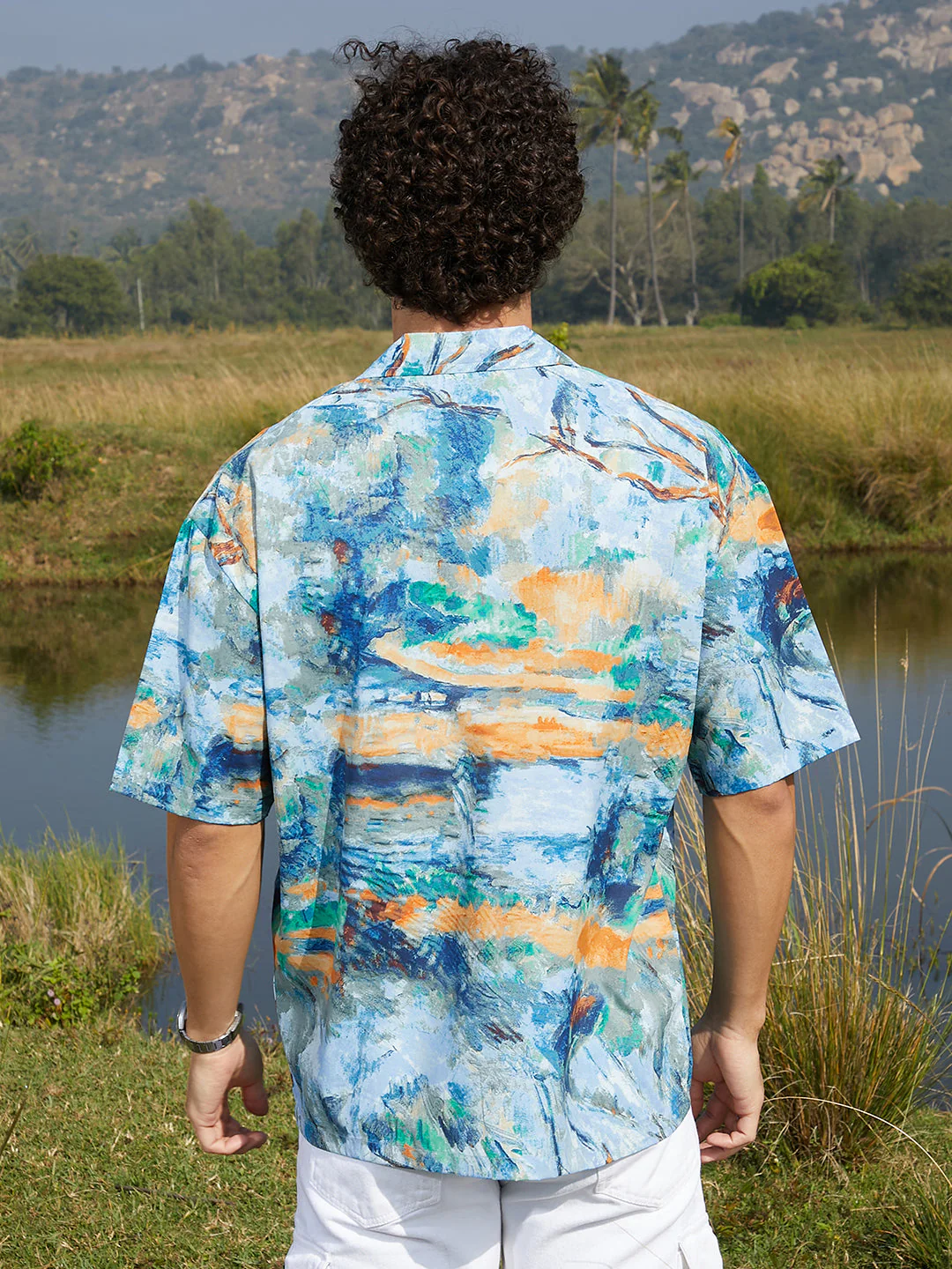 Indie-Block Oversized Shirt - Image 4