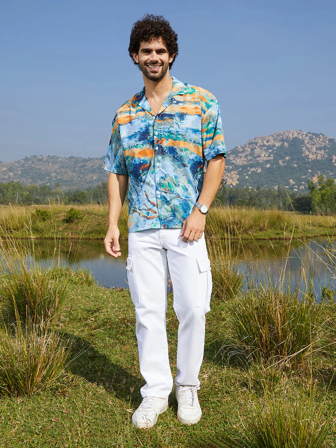 Indie-Block Oversized Shirt - Image 5