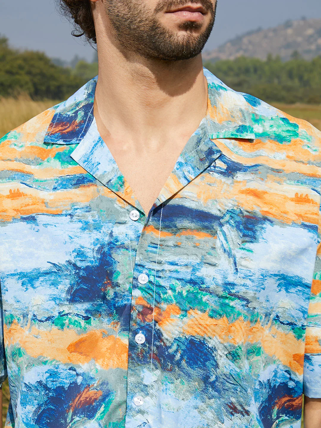 Indie-Block Oversized Shirt - Image 7