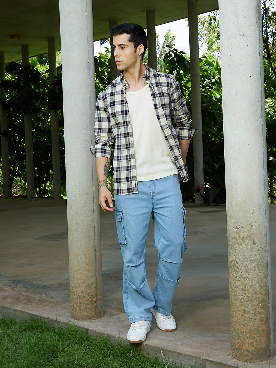 Straight-Leg Parachute Denim Jeans - Image 5