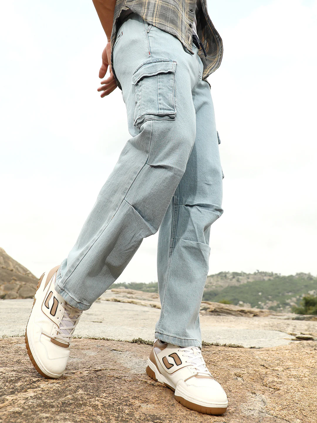 Straight-Leg Parachute Denim Jeans - Image 8